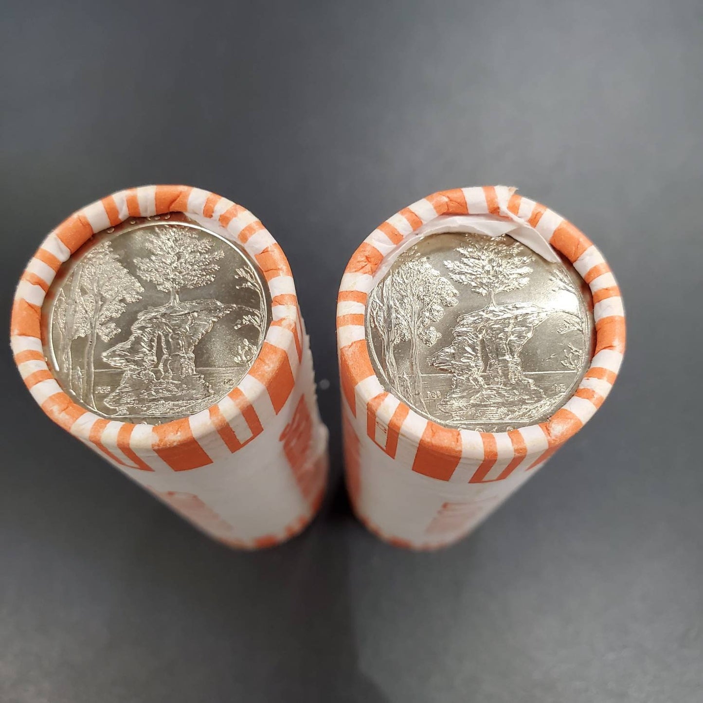 1 Unopened Bank Uncirculated Roll 2018 P Pictured Rocks National Lakeshore Park (Michigan)" America the Beautiful " Quarters OBW