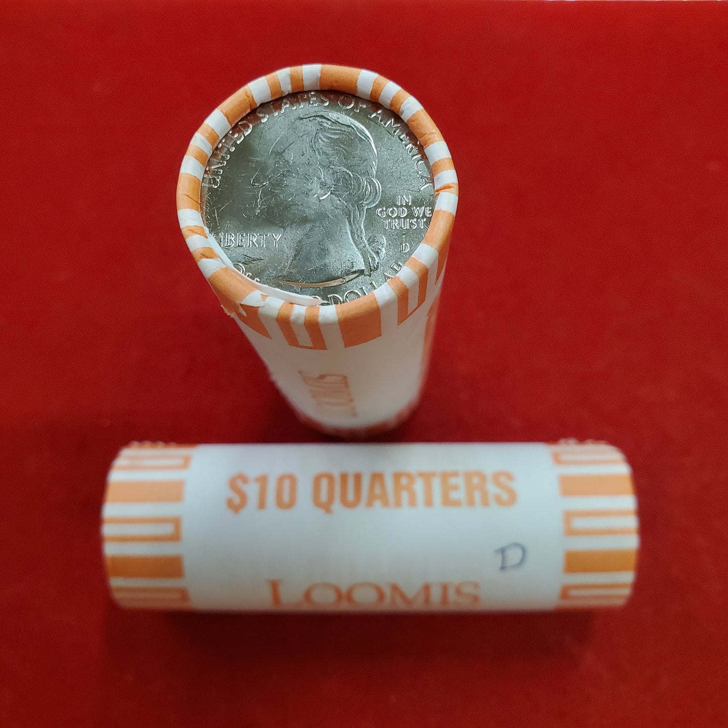 1 Unopened Bank Uncirculated Roll 2017 D George Rogers Clark (IN)" America the Beautiful " Quarters OBW