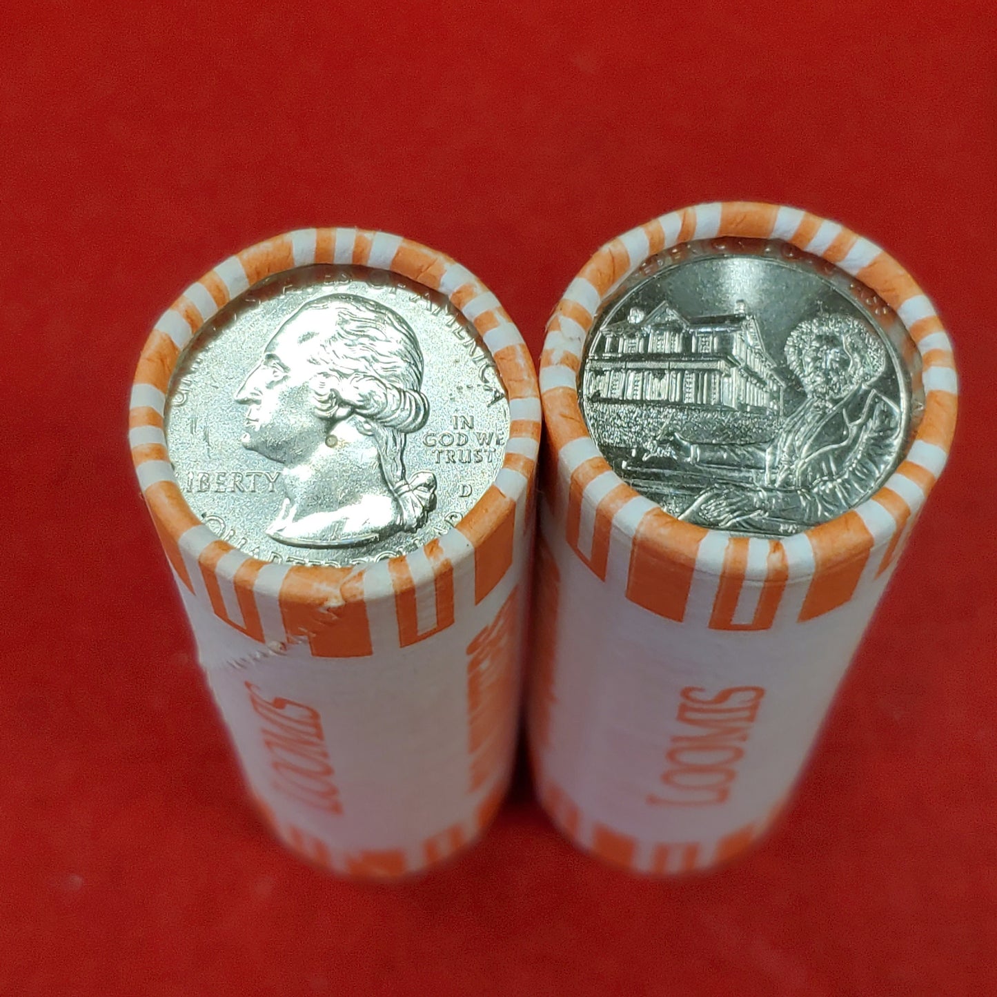 1 Unopened Bank Uncirculated Roll 2017 D Frederick Douglass National Historic Site (DC) Quarter America the Beautiful " Quarters OBW