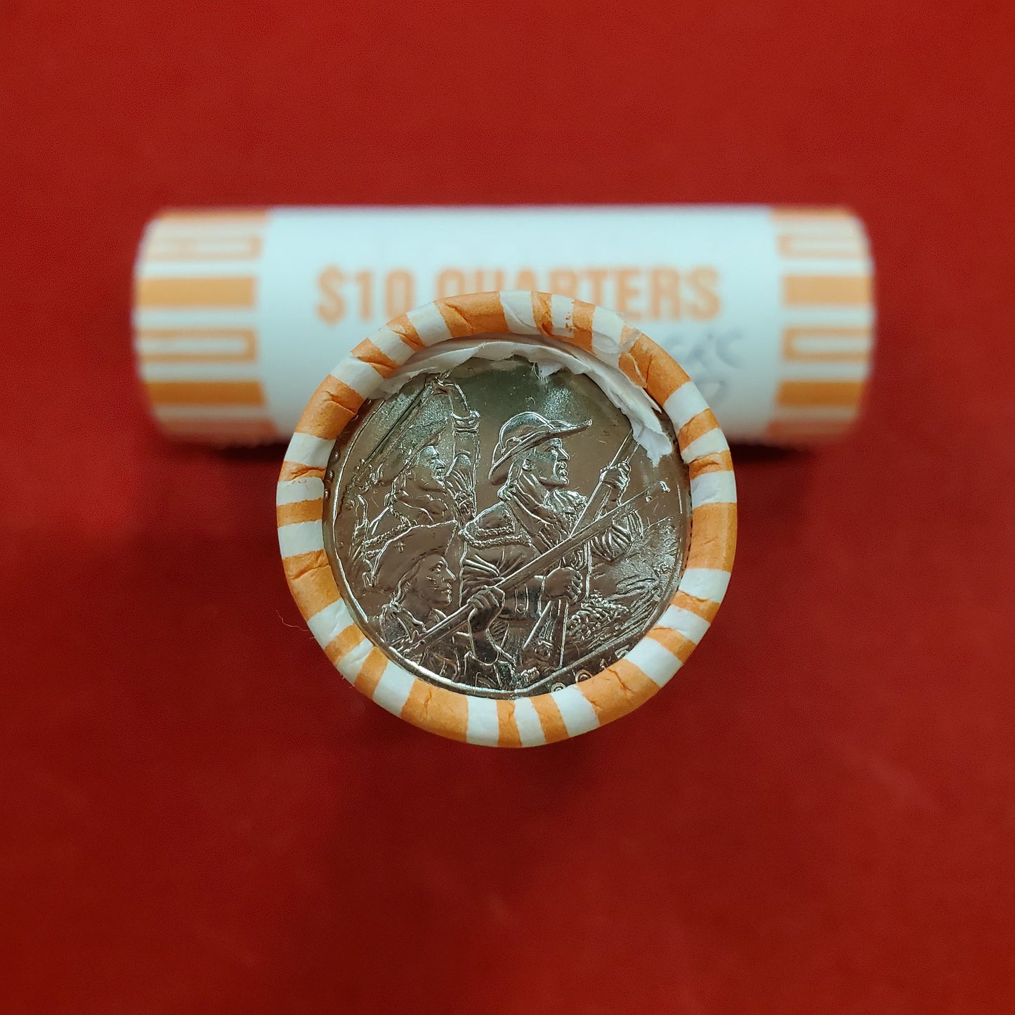 1 Unopened Bank Uncirculated Roll 2017 D George Rogers Clark (IN)" America the Beautiful " Quarters OBW