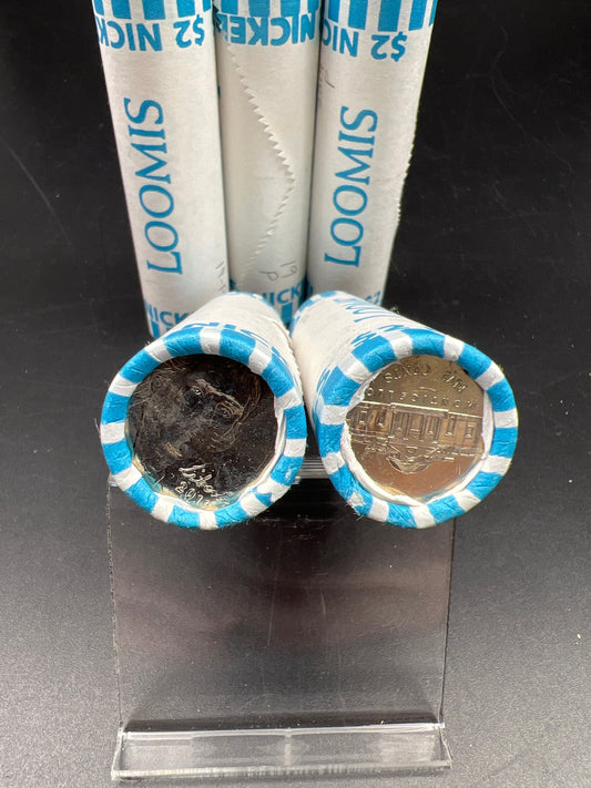 2019 P 40 Coin BU Unc 5c Loomis Nickel roll OBW Bank Wrapped