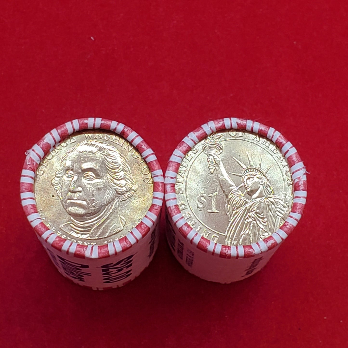 2007 P George Washington Presidential Dollar Roll of 25 Coins Uncirculated Unopened