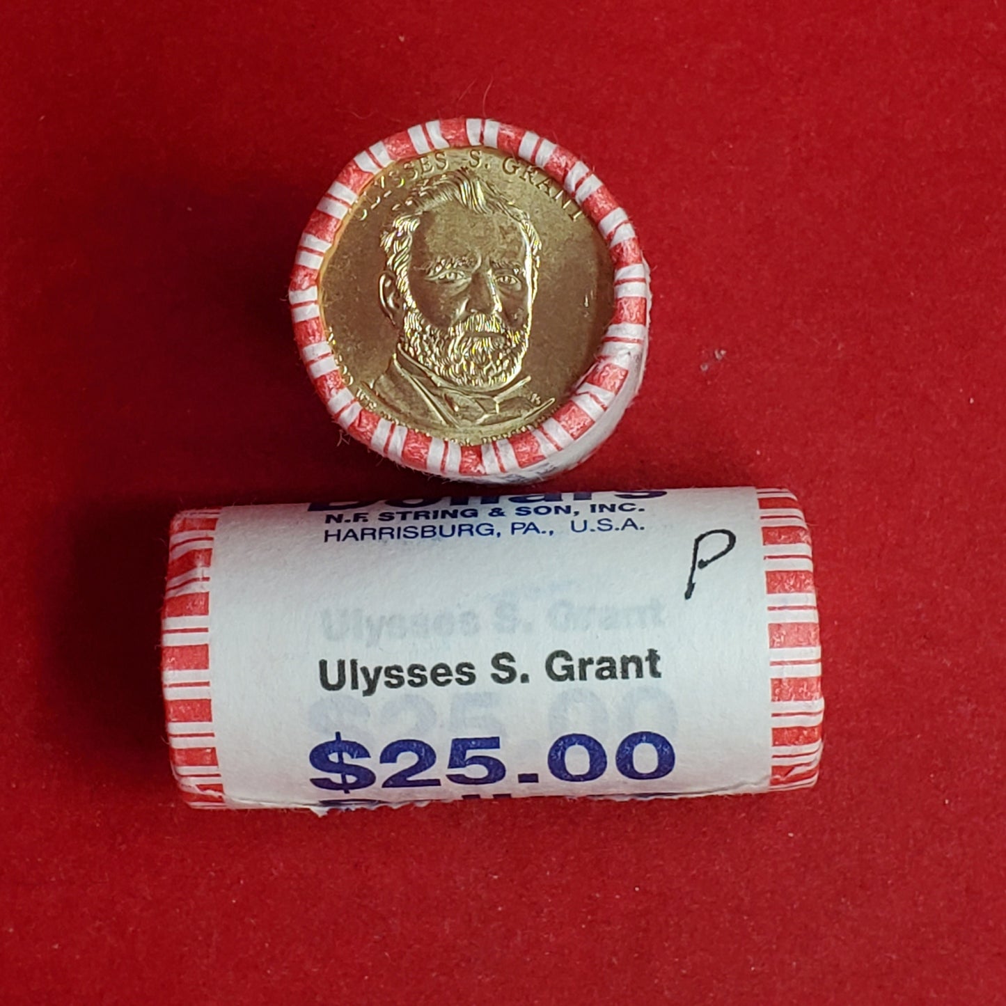 2011 P Ulysses S. Grant Presidential Dollar Roll of 25 Coins Uncirculated Unopened