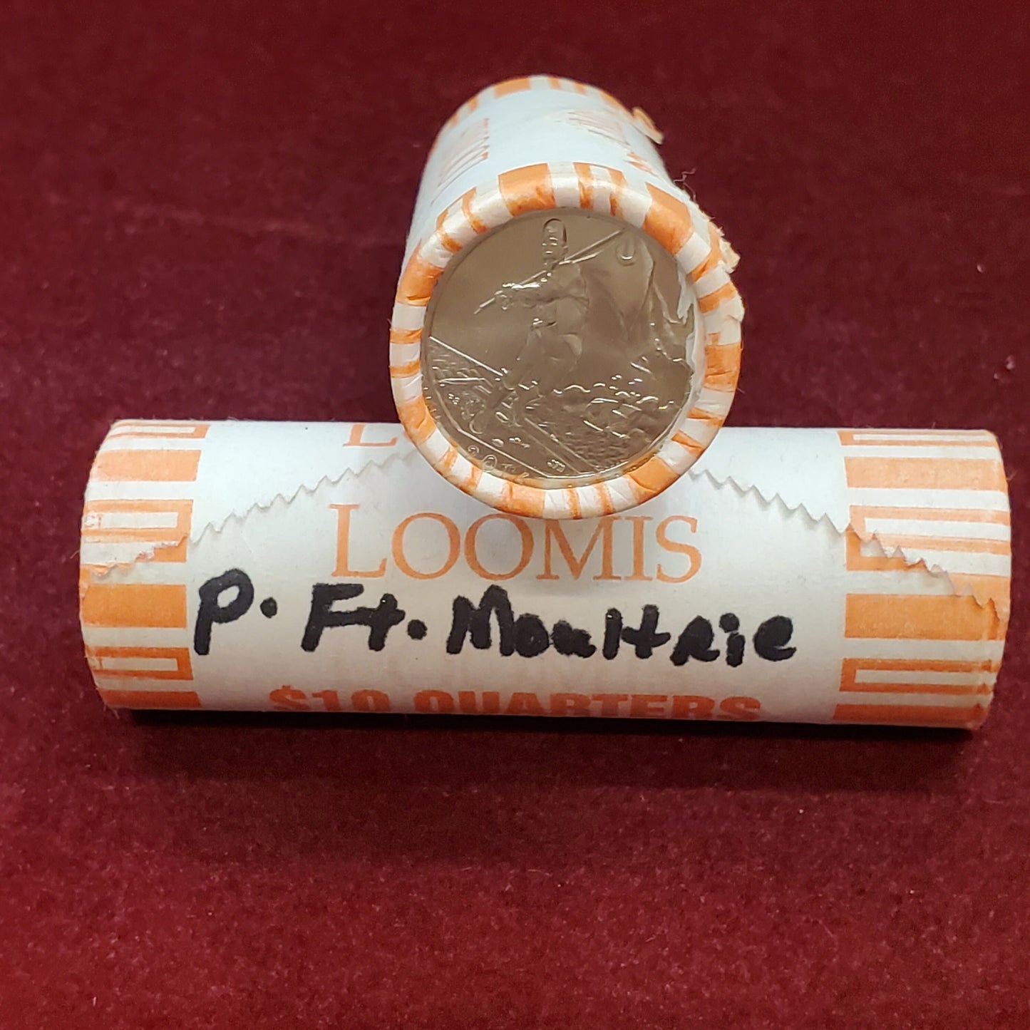 1 Unopened Bank Uncirculated Roll 2016 P Fort Moultrie, SC " America the Beautiful " Quarters OBW