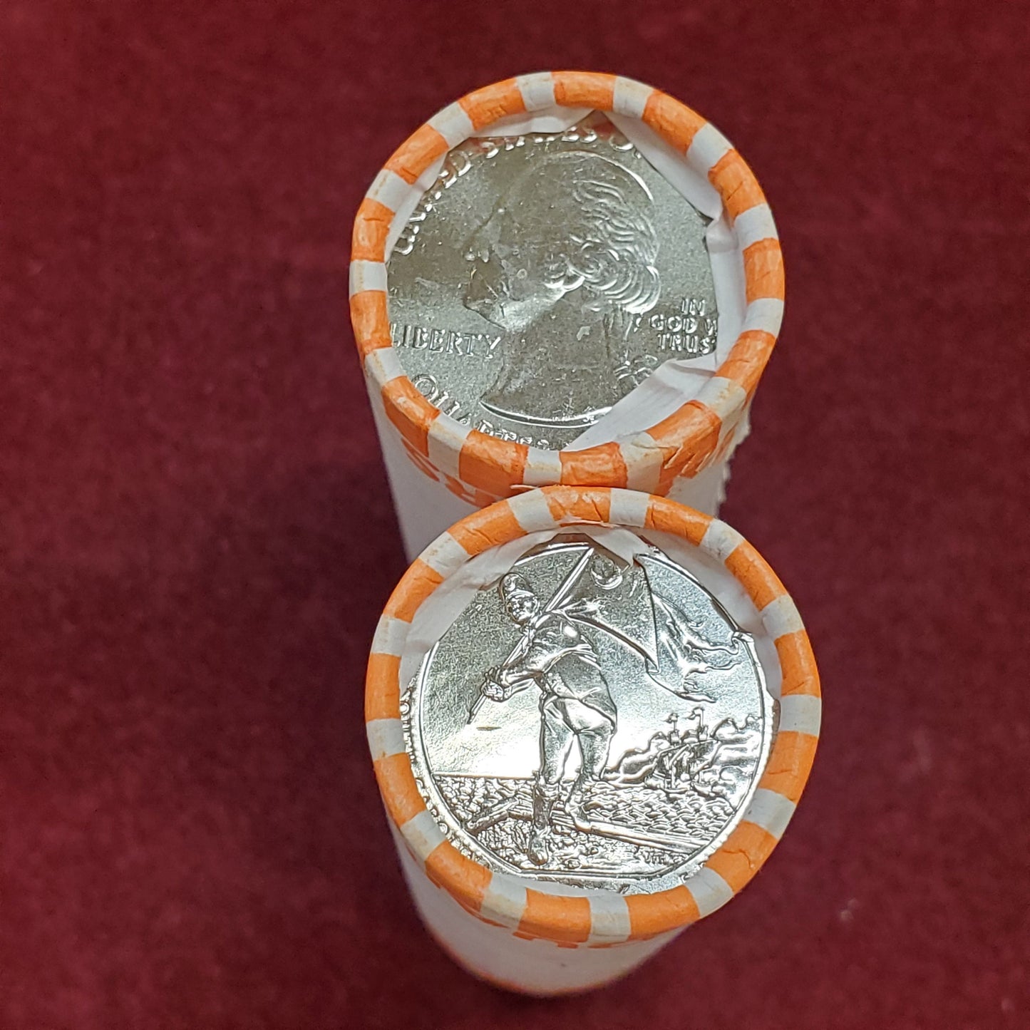 1 Unopened Bank Uncirculated Roll 2016 D Fort Moultrie, SC " America the Beautiful " Quarters OBW