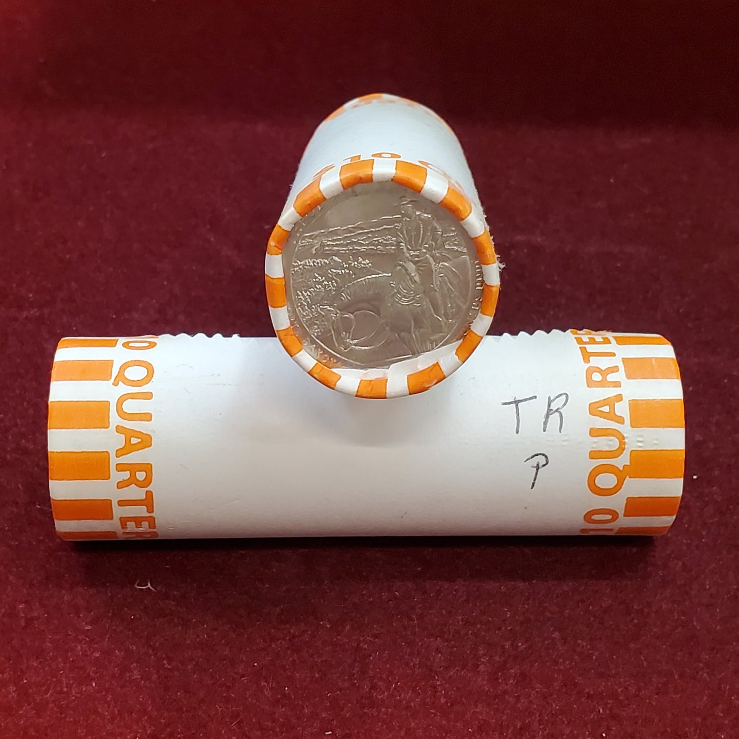 1 Unopened Bank Uncirculated Roll 2016 P Theodore Roosevelt- North Dakota" America the Beautiful " Quarters OBW