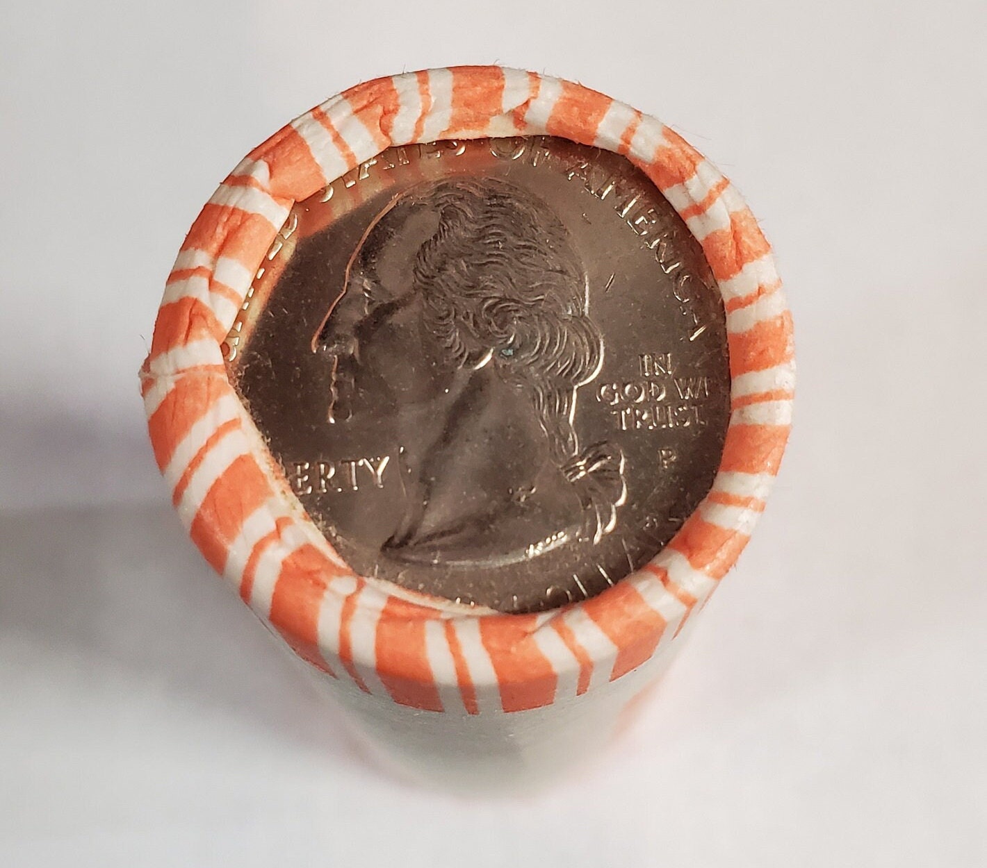 1 Unopened Bank Uncirculated Roll 2002 P Louisiana Statehood Quarters OBW 40 coins