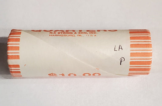1 Unopened Bank Uncirculated Roll 2002 P Louisiana Statehood Quarters OBW 40 coins