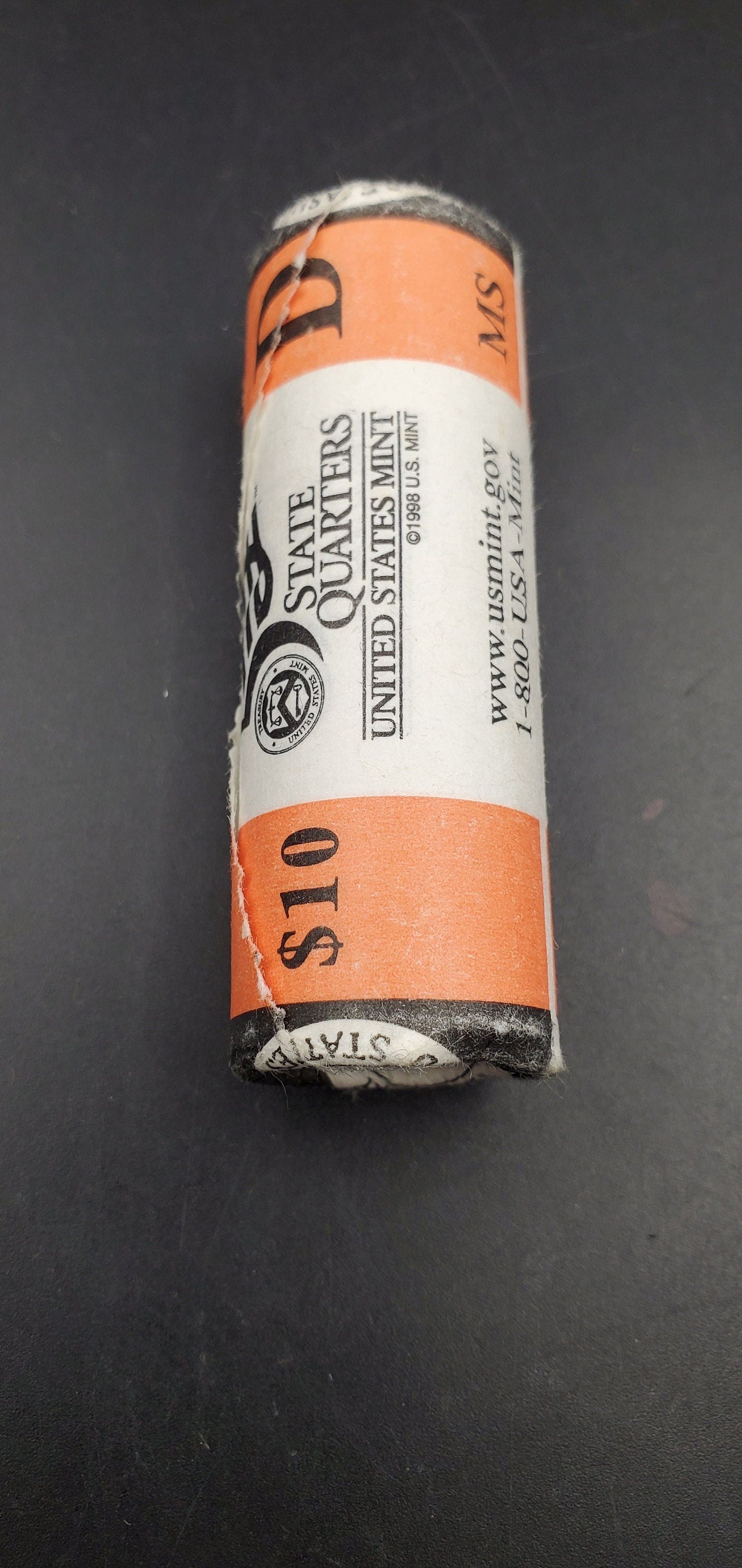 1 Unopened US Mint Uncirculated Roll 2002 D Mississippi Statehood Quarters OBW 40 coins