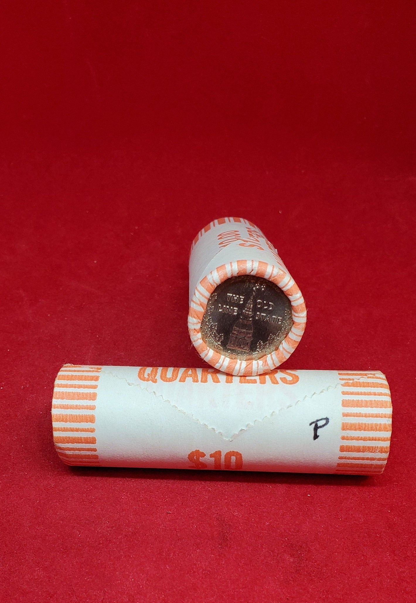 1 Unopened Bank Uncirculated Roll 2000 P Maryland Statehood Quarters OBW 40 coins
