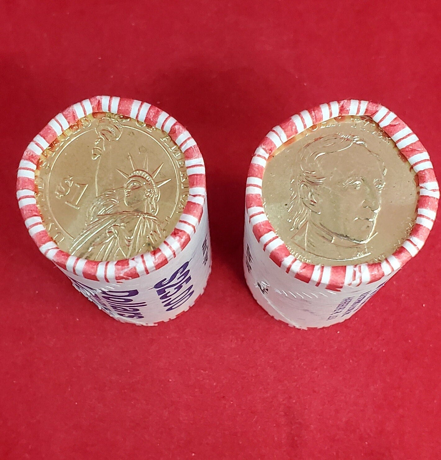 2009 P John Tyler Presidential Dollar Roll of 25 Coins Uncirculated Unopened