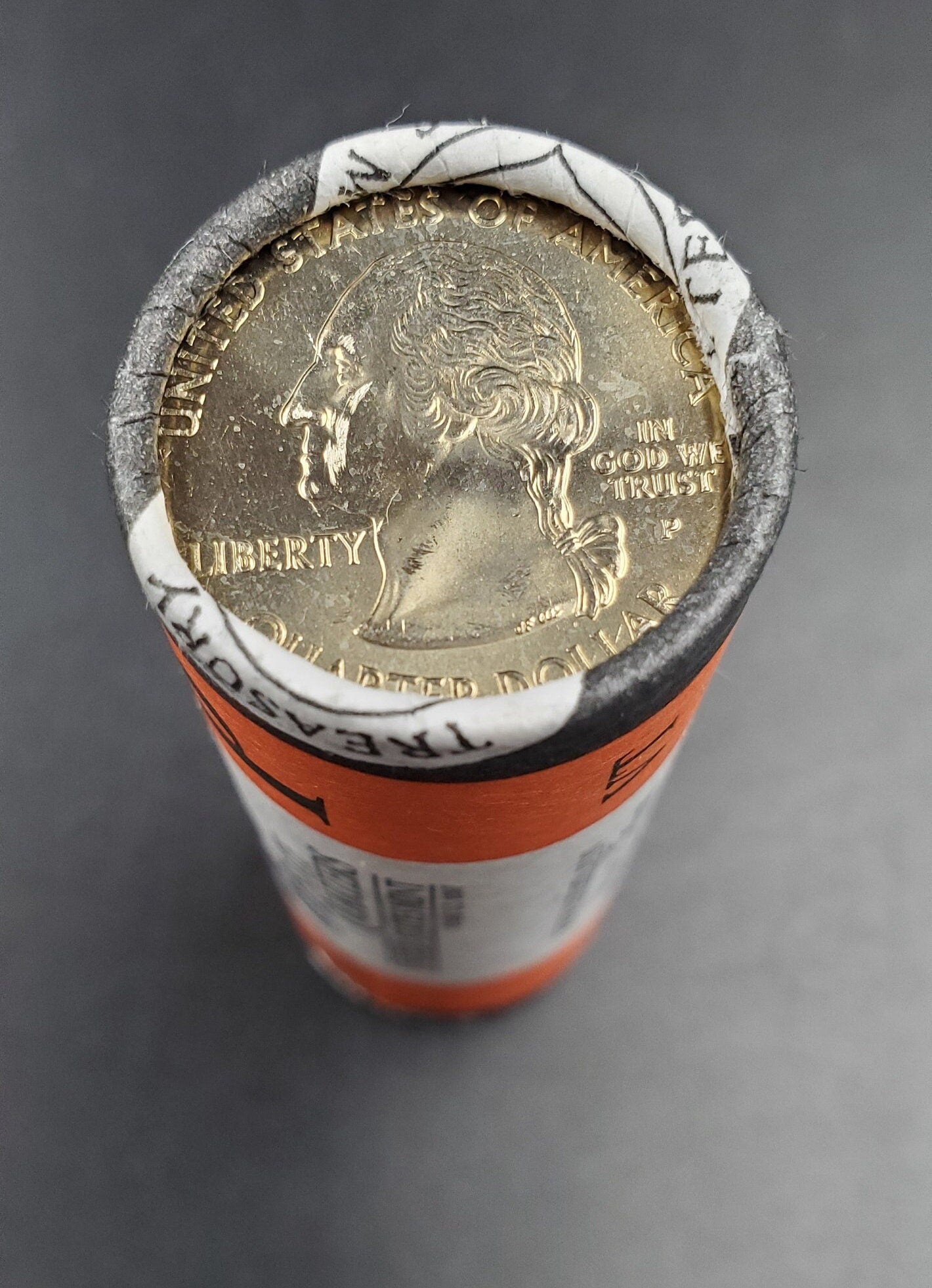 1 Unopened US Mint Uncirculated Roll 2001 P Vermont Statehood Quarters OBW 40 coins