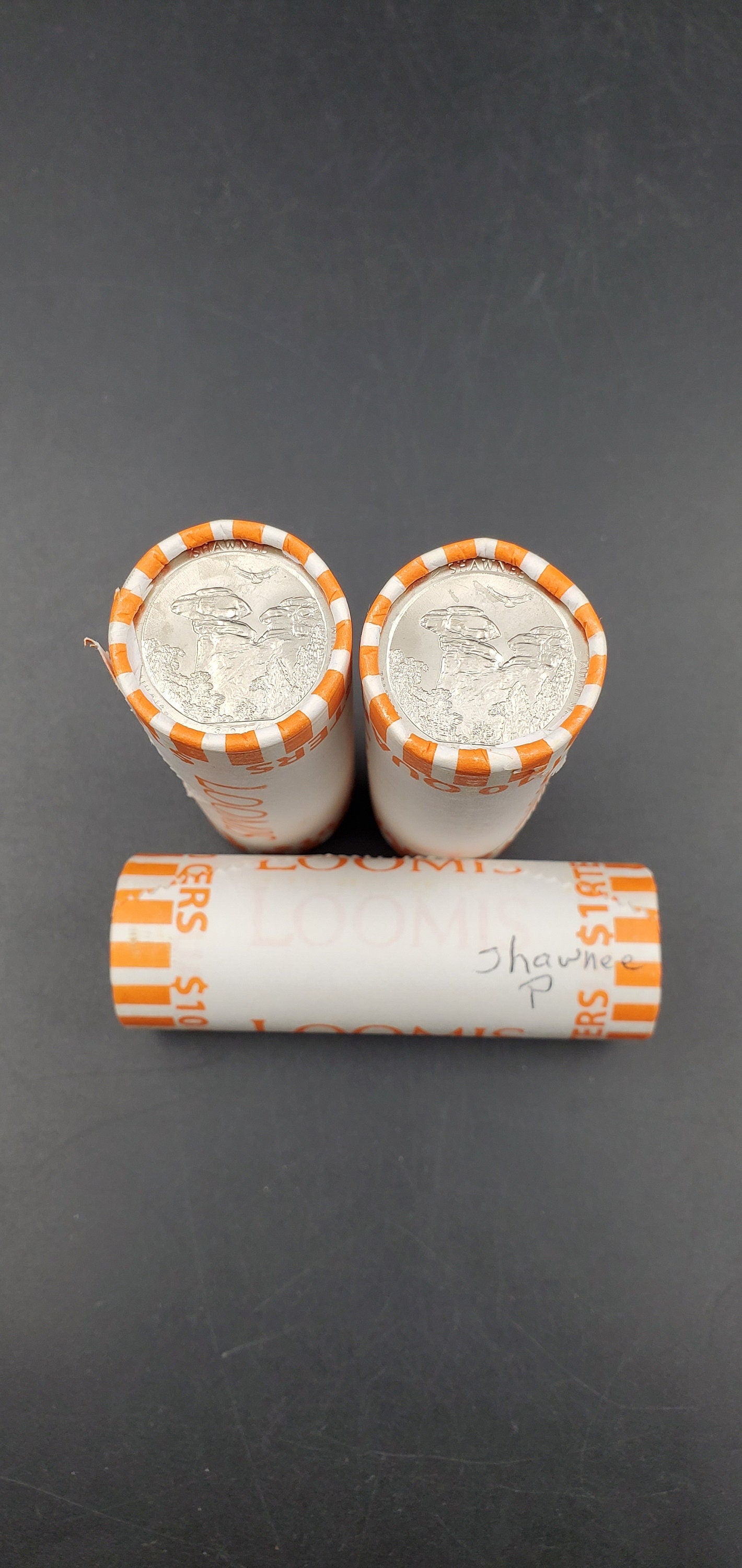 1 Unopened Bank Uncirculated Roll 2016 P Shawnee (IL) " America the Beautiful " Quarters OBW