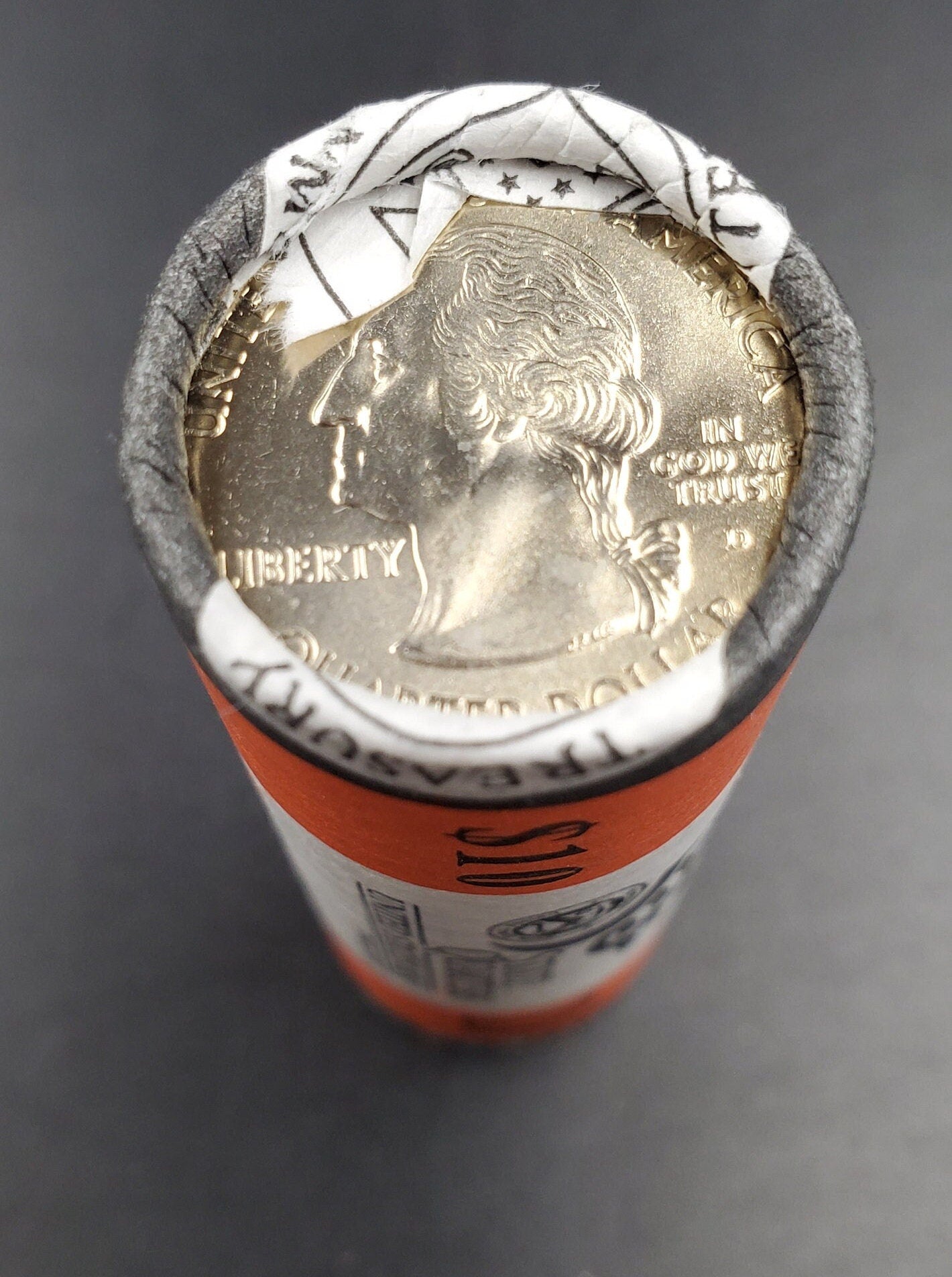 1 Unopened US Mint Uncirculated Roll 2001 D Vermont Statehood Quarters OBW 40 coins