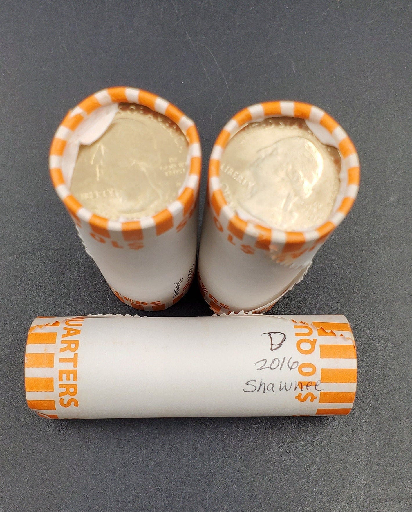 1 Unopened Bank Uncirculated Roll 2016 D Shawnee (IL) " America the Beautiful " Quarters OBW
