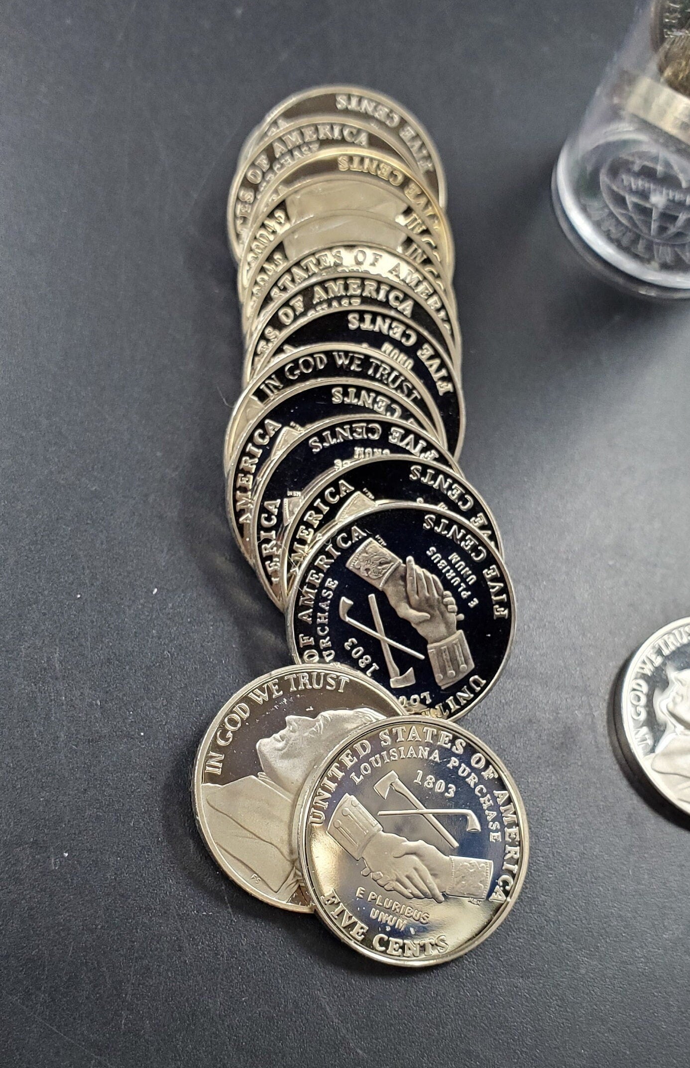 2004 S Proof Jefferson Nickel Roll 40 Peace Medal Handshake Coins Uncirculated