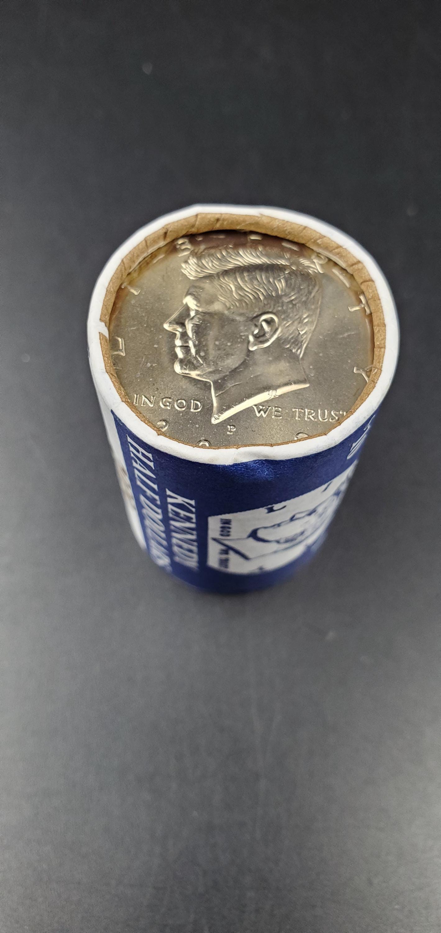 1 Unopened 2009 P 20 coin Kennedy 50c Half Dollar Clad Coin OWB Bank Roll (Head or Tail)