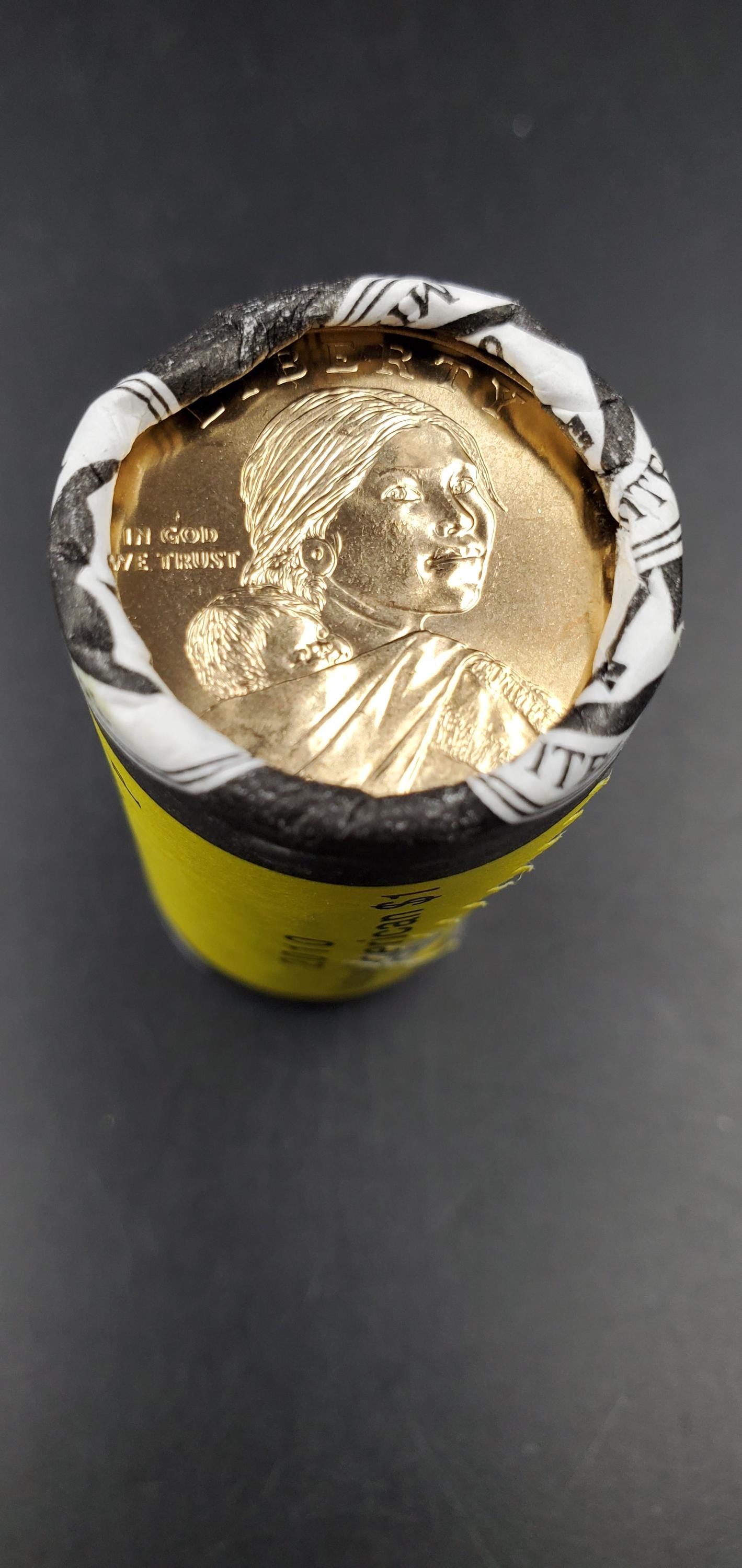 2010 P Sacagawea Native American Dollar 25 Coin BU Uncirculated OBW US Mint Wrapped Roll (Tail or Head)