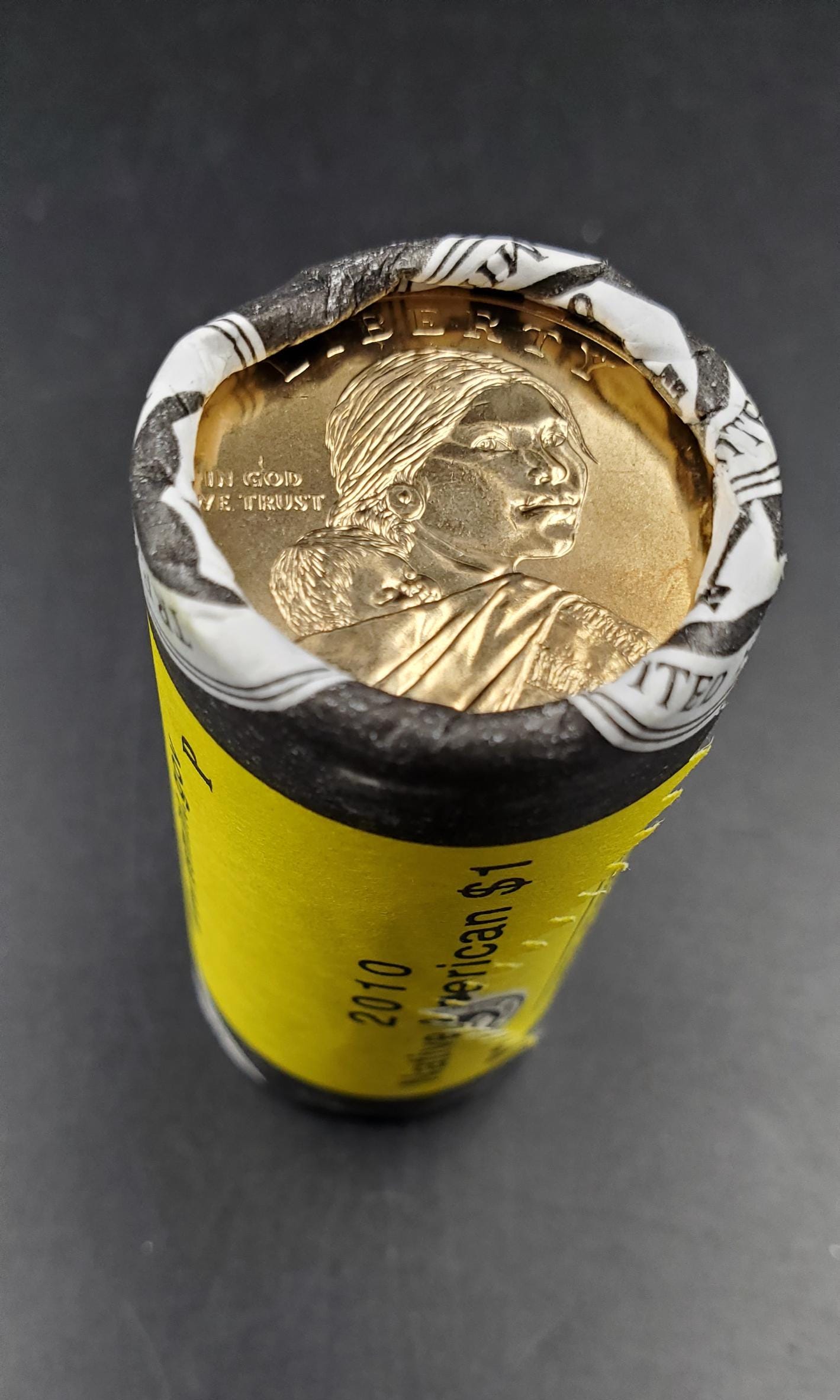 2010 P Sacagawea Native American Dollar 25 Coin BU Uncirculated OBW US Mint Wrapped Roll (Tail or Head)