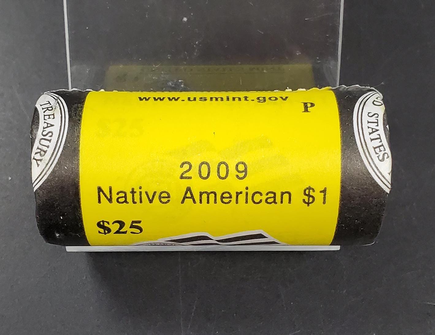 2009 P Sacagawea Native American Dollar 25 Coin BU Uncirculated OBW US Mint Wrapped Roll (Tail or Head)