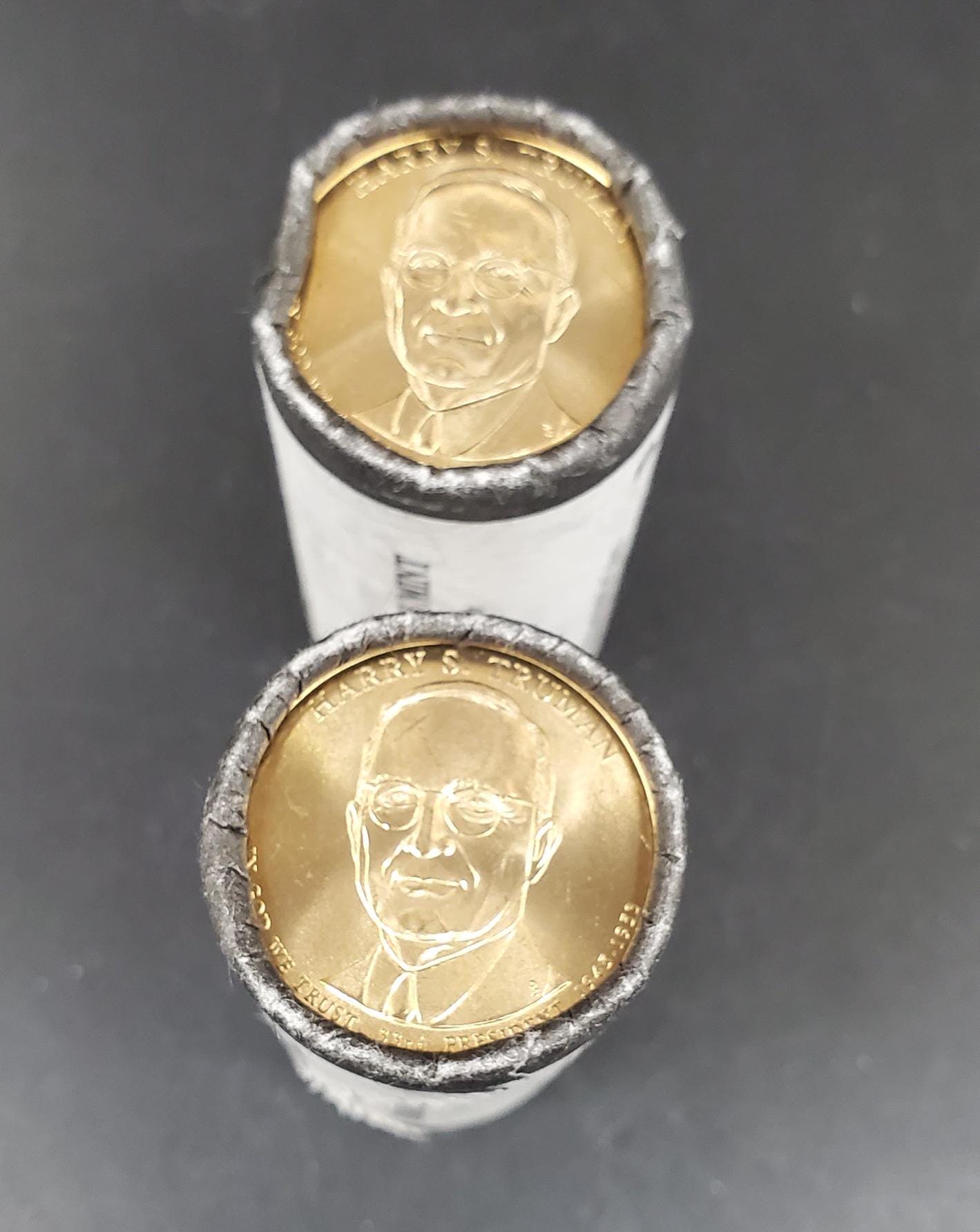 2015 P Harry S Truman Presidential Dollar US Mint Roll of 25 Coins Uncirculated Unopened (Head or Tail)
