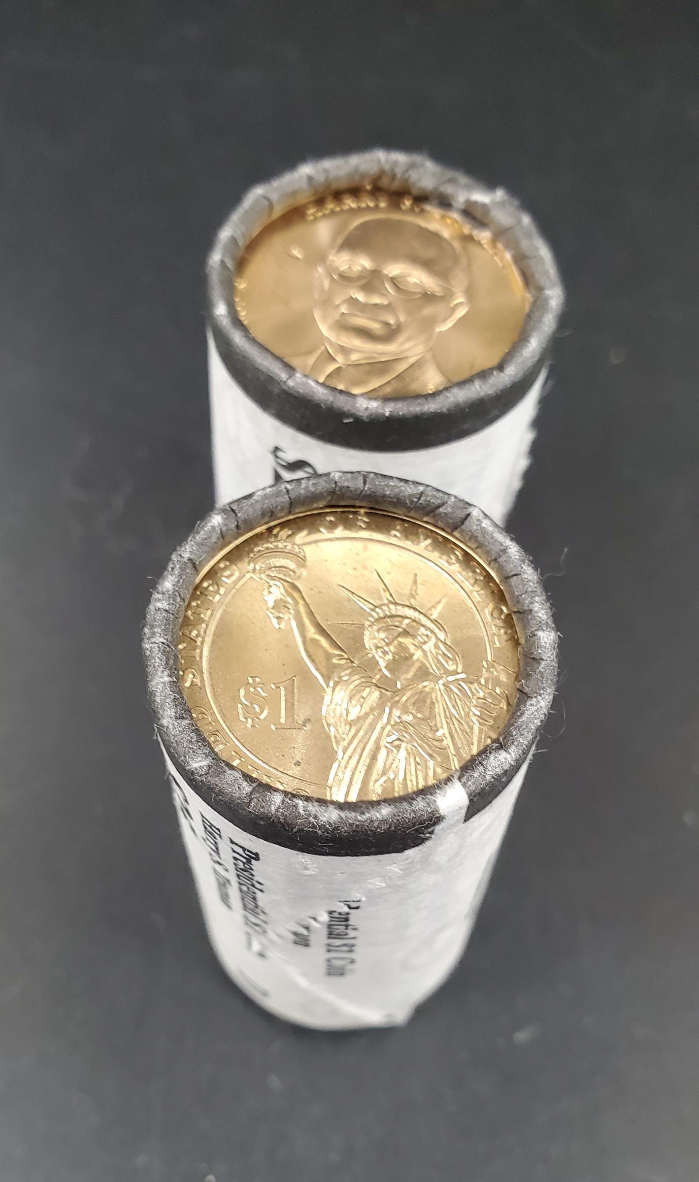 2015 D Harry S Truman Presidential Dollar US Mint Roll of 25 Coins Uncirculated Unopened HEAD or TAIL