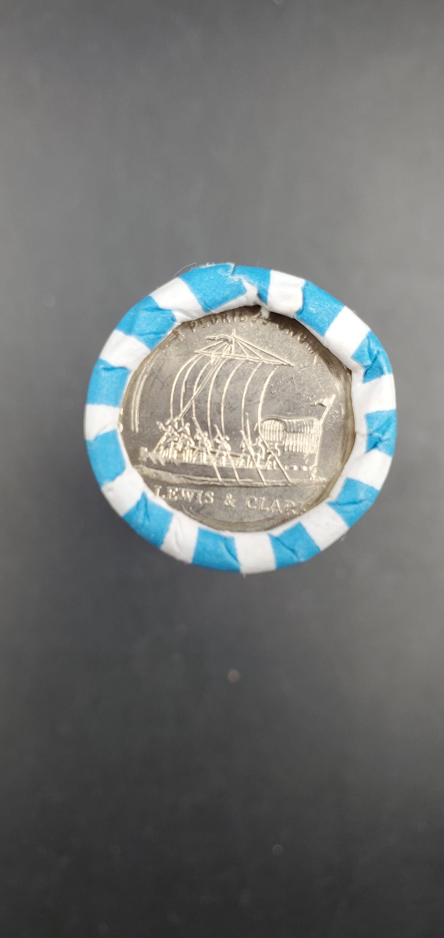 2004 P Jefferson Nickel Keelboat Ship Design 40 coins BU Rolls Bank Wrap (head or Tail)