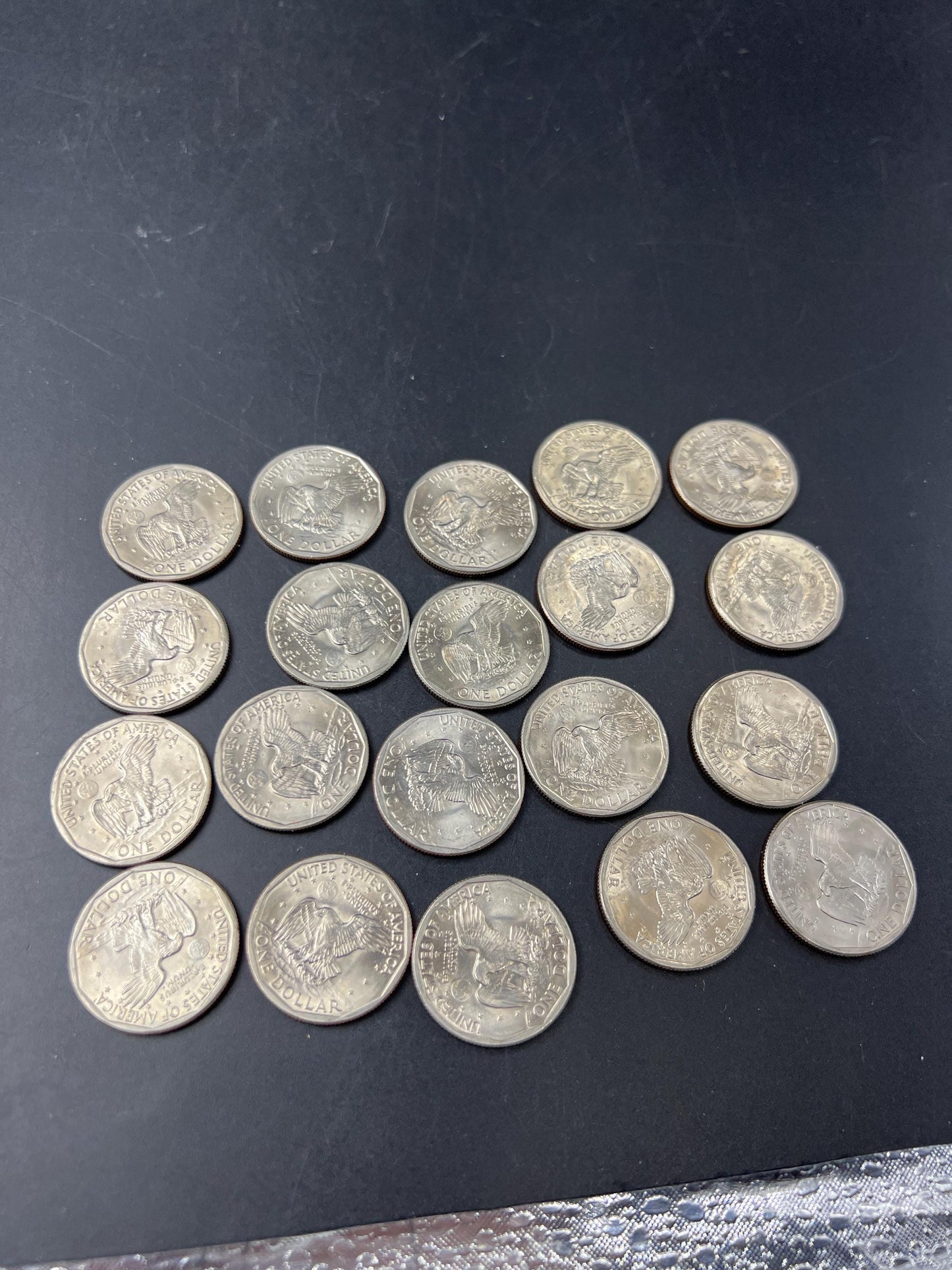 Roll of 20 1979 S 1 One Dollar SBA Susan B Anthony BU UNC Dollar Coins