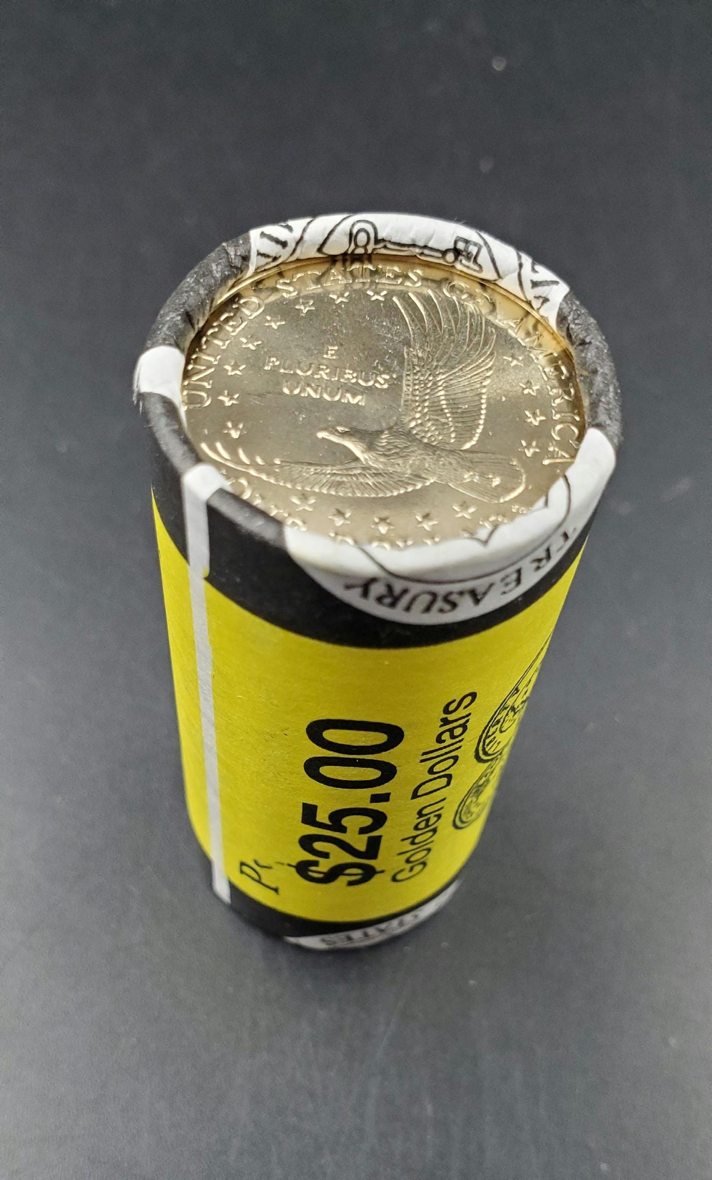 2007 P Sacagawea Native Dollar 25 Coin BU Uncirculated OBW US Mint Wrapped Roll (Tail or Head)