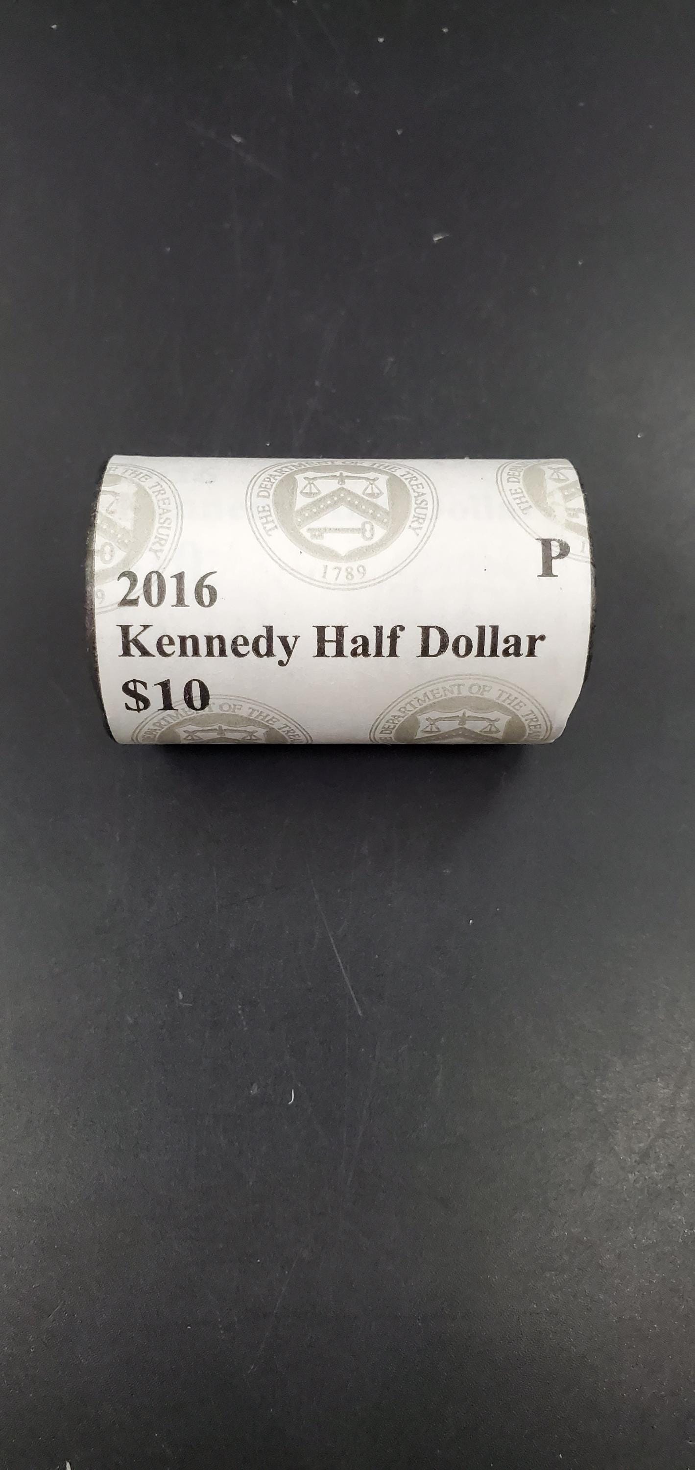 2016 P 20 coin Kennedy 50c Half Dollar Clad Coin OBW US Mint Roll Wrap BU Unc