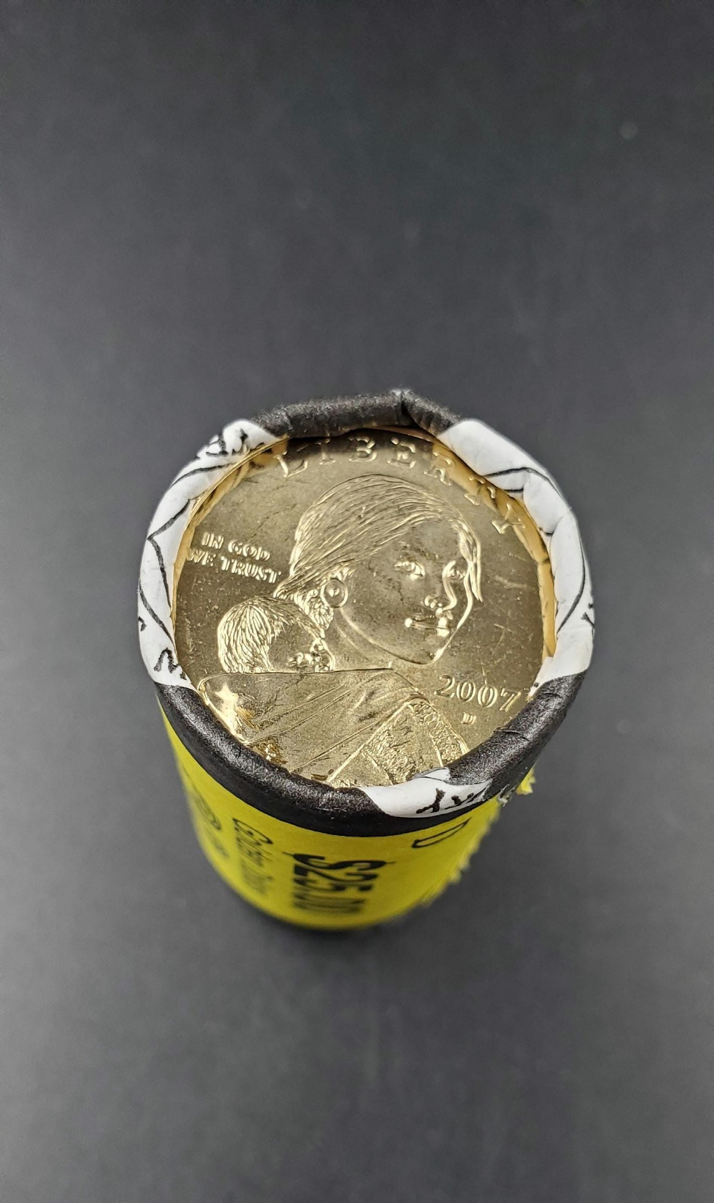 2007 D Sacagawea Native Dollar 25 Coin BU Uncirculated OBW US Mint Wrapped Roll (Tail or Head)