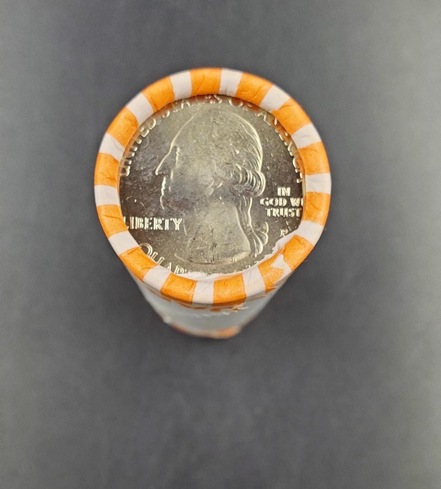 1 Unopened Bank Uncirculated Roll 2013 P White Mountain Park (NH) " America the Beautiful " Quarters OBW