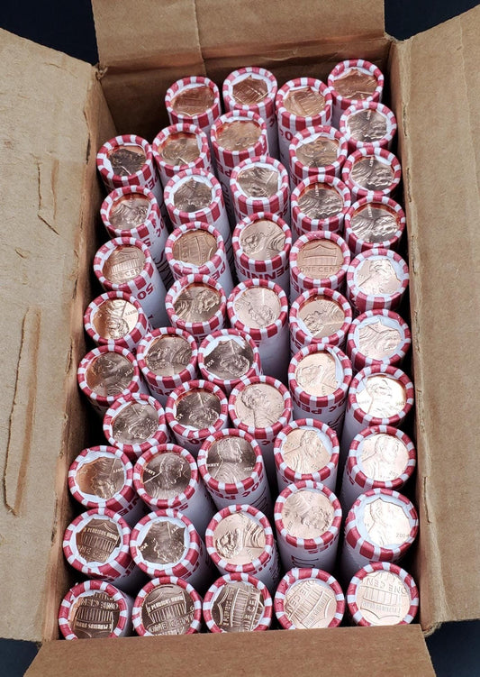 1 Unopened 2024 P Lincoln Memorial Cent BU in Original Bank Wrap Uncirculated (Head or Tail) roll