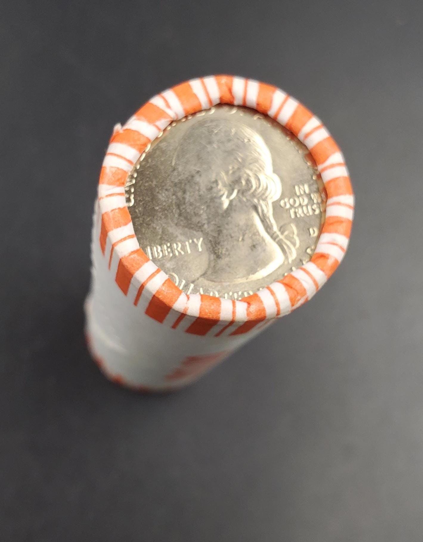 1 Unopened Bank Uncirculated Roll 2010 D Hot Springs (Arkansas) " America the Beautiful " Quarters OBW
