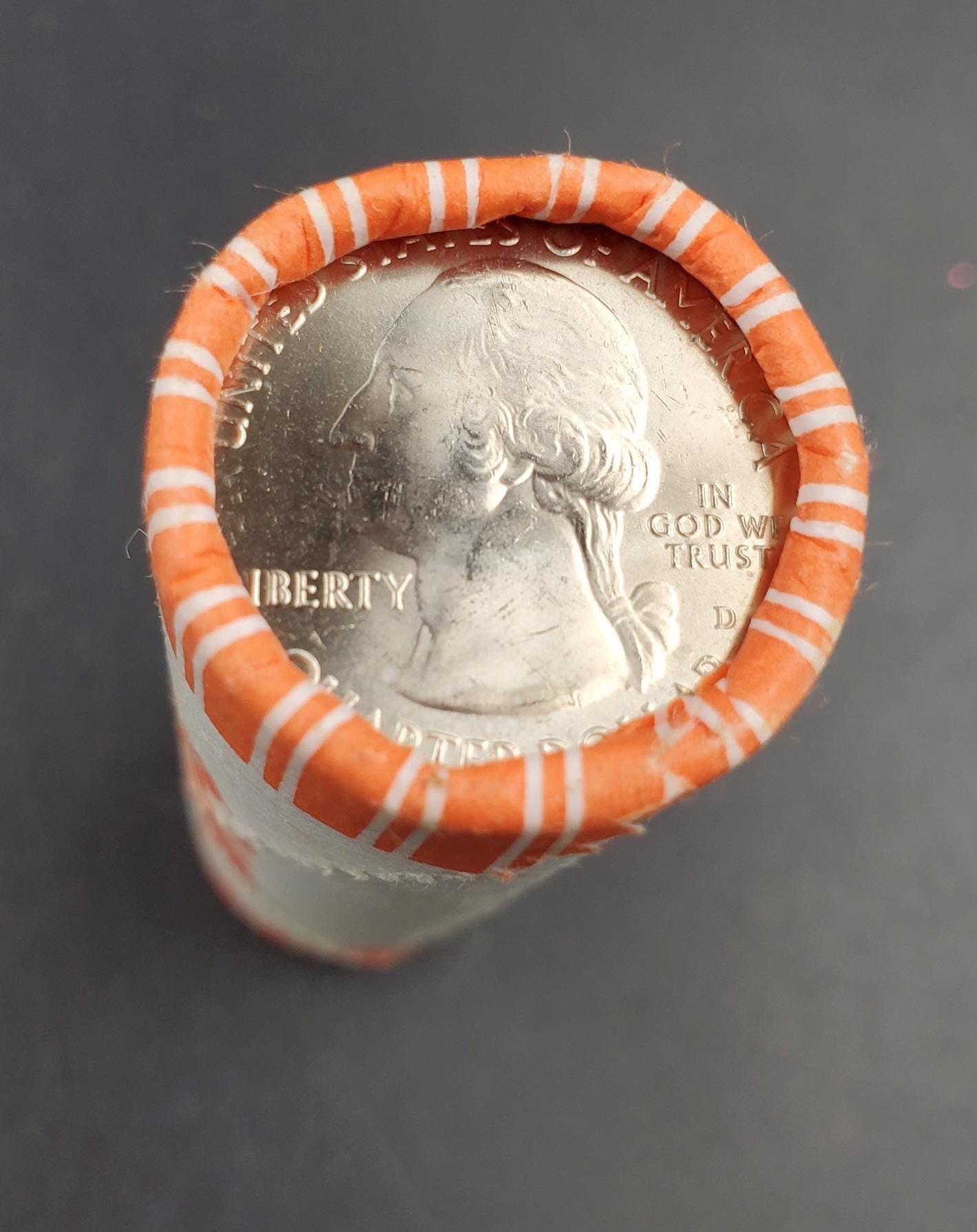 1 Unopened Bank Uncirculated Roll 2011 D Glacier Nat. Park (Montana)" America the Beautiful " Quarters OBW