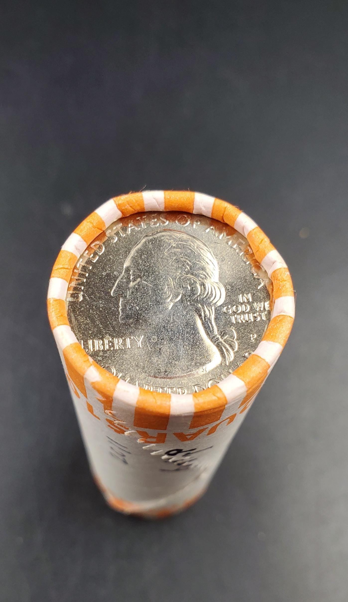 1 Unopened Bank Uncirculated Roll 2011 P Gettysburg(Pennsylvania) " America the Beautiful " Quarters OBW