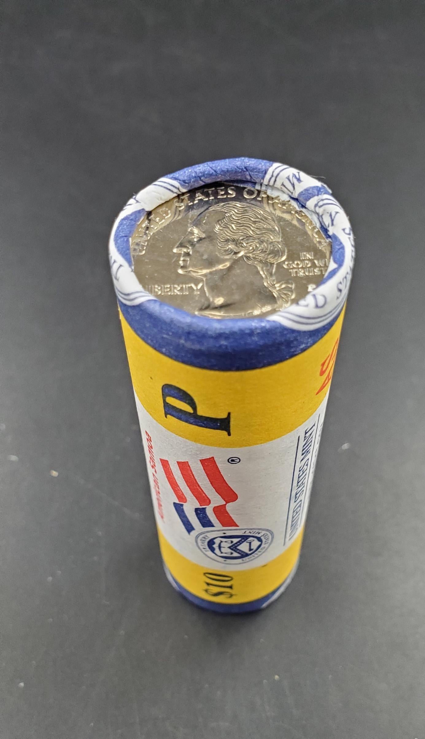 1 Unopened US Mint Wrapper Uncirculated Roll 2009 P American Samoa US Territory State Quarters 40 coins