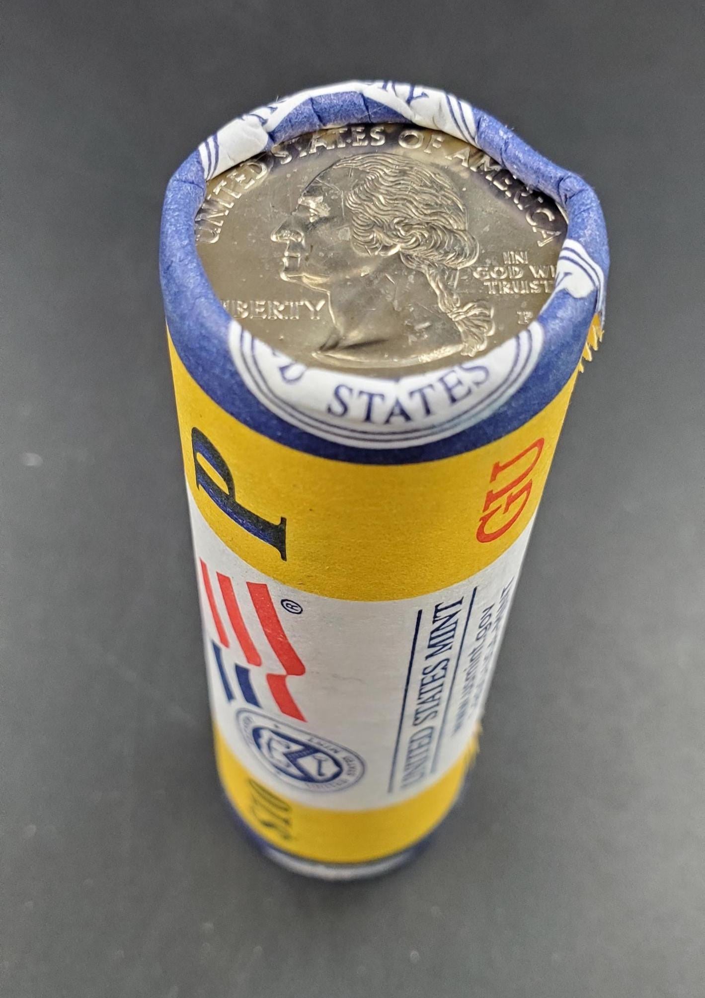 1 Unopened US Mint Wrapper Uncirculated Roll 2009 P Guam US Territory State Quarters 40 coins