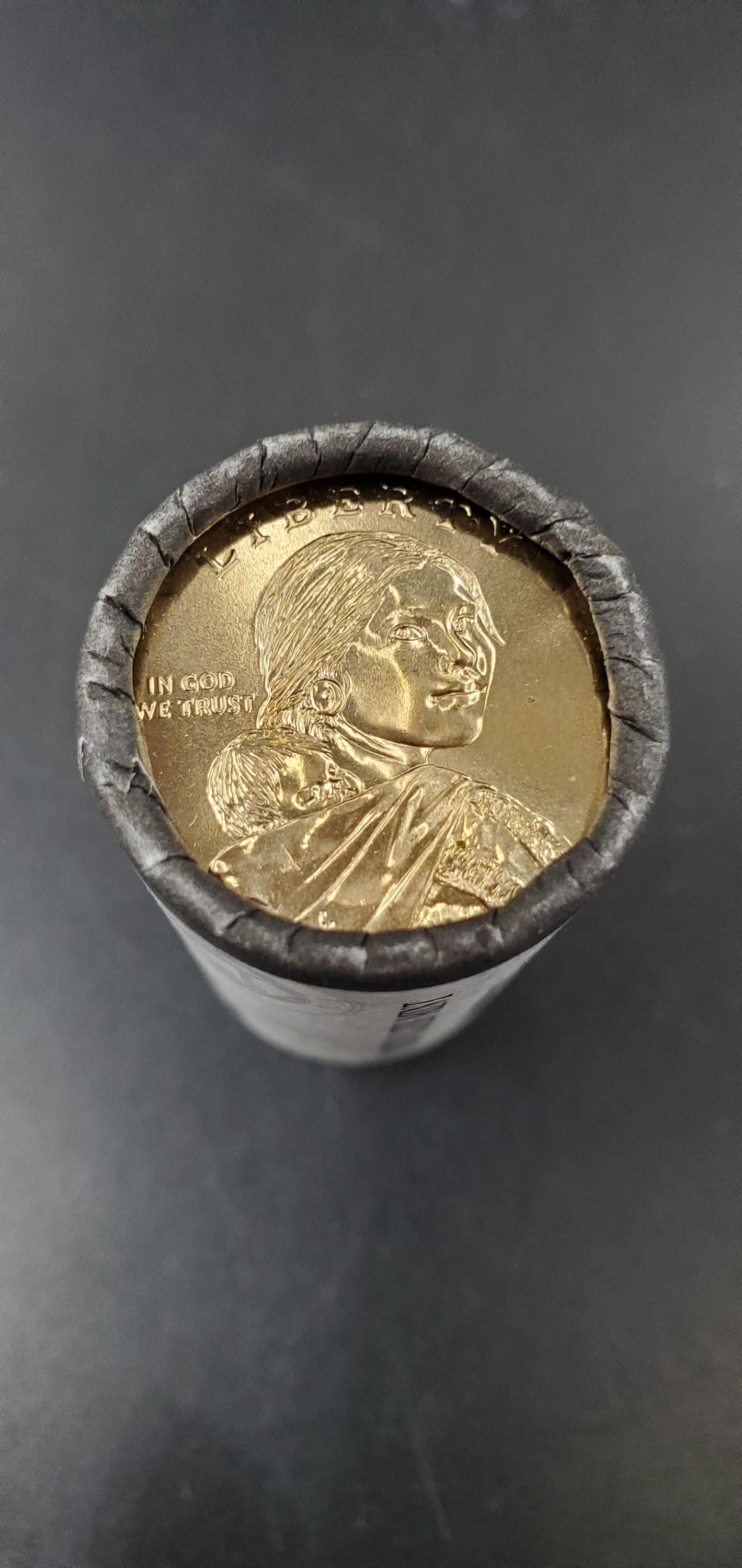 2017 D Sacagawea Native Dollar 25 Coin OBW US Mint Wrapped Roll (Tail or Head)