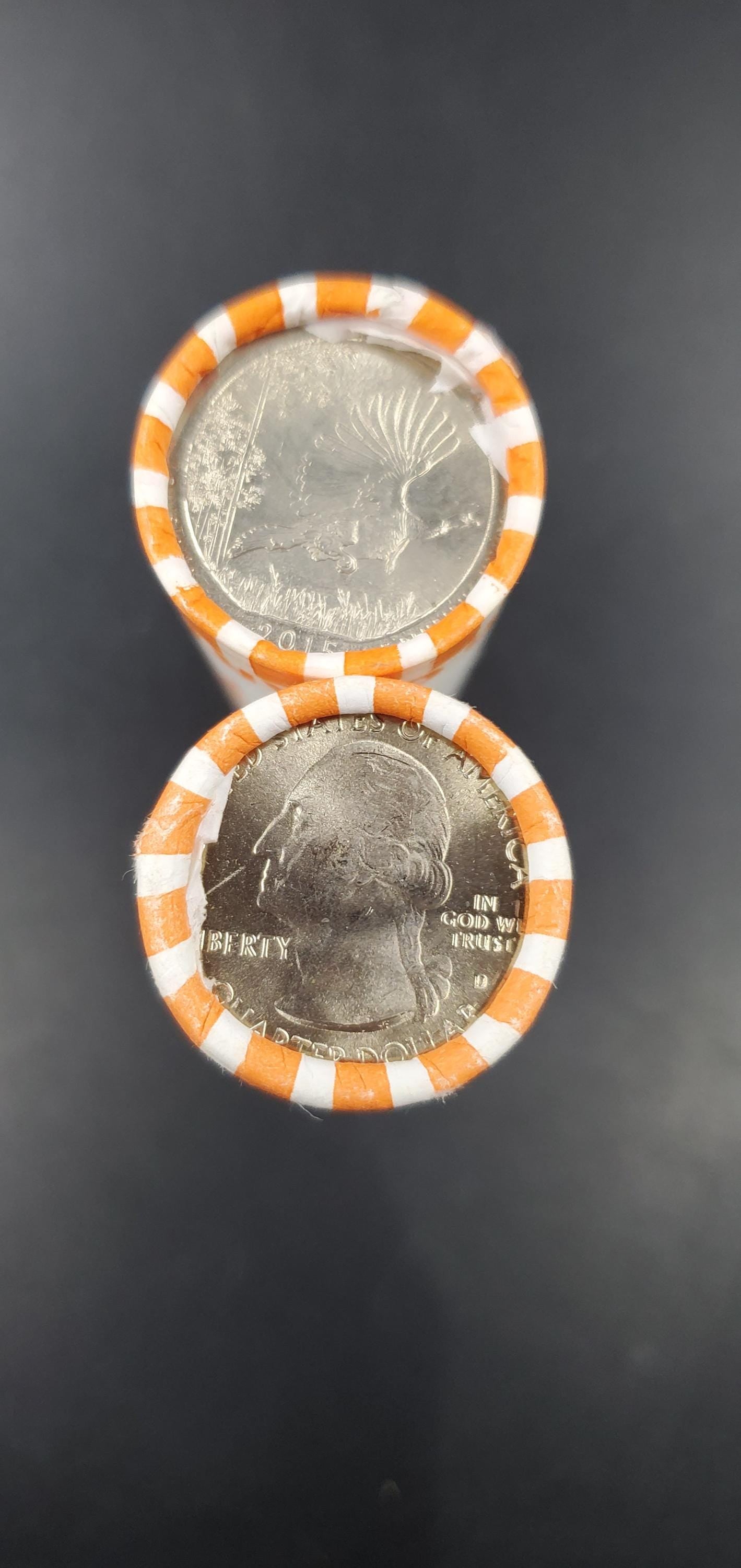 1 Unopened Bank Uncirculated Roll 2015 D Kisatchie Nat. Park (Louisiana) " America the Beautiful " Quarters OBW