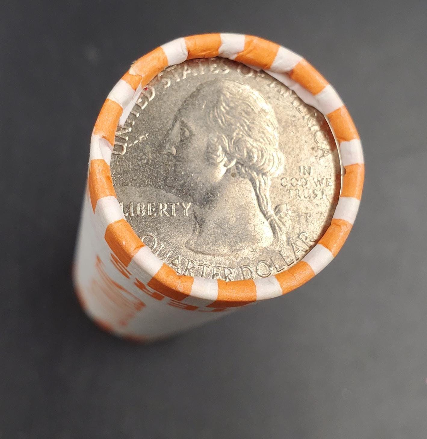 1 Unopened Bank Uncirculated Roll 2014 P Great Smoky Mt. (TN)" America the Beautiful " Quarters OBW