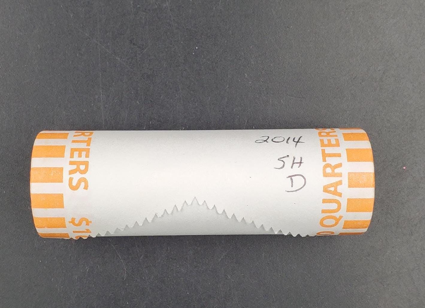 1 Unopened Bank Uncirculated Roll 2014 D Shenandoah (Virginia)" America the Beautiful " Quarters OBW