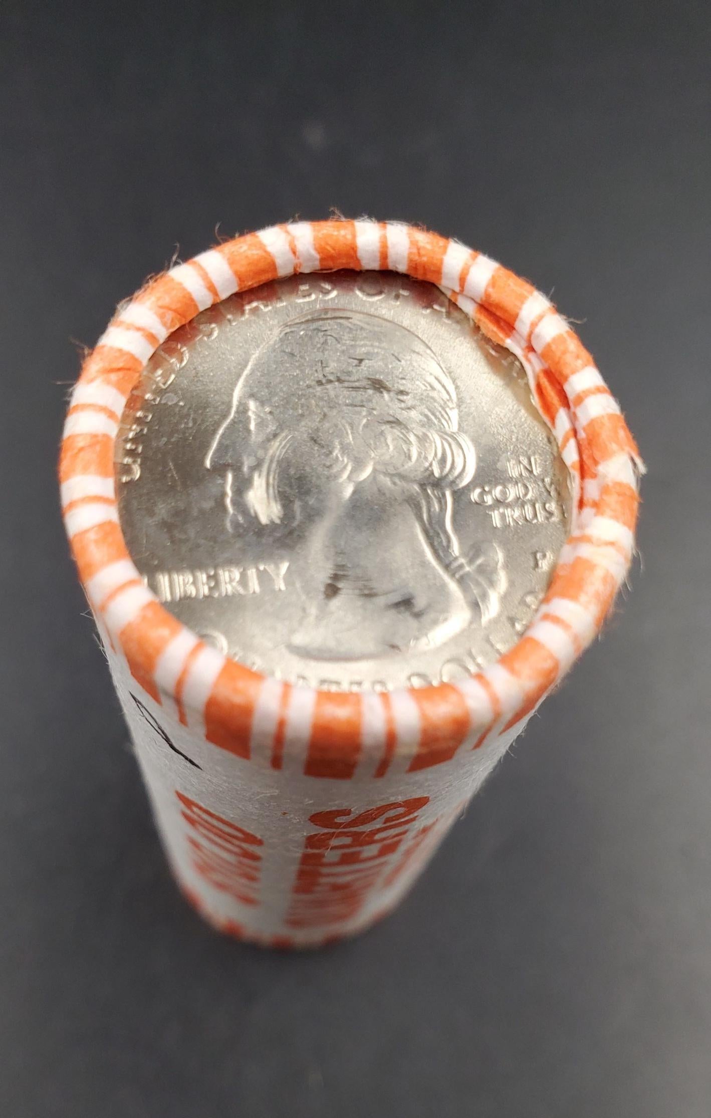 1 Unopened Bank Uncirculated Roll 2013 P Perry's Victory Park (OH) " America the Beautiful " Quarters OBW