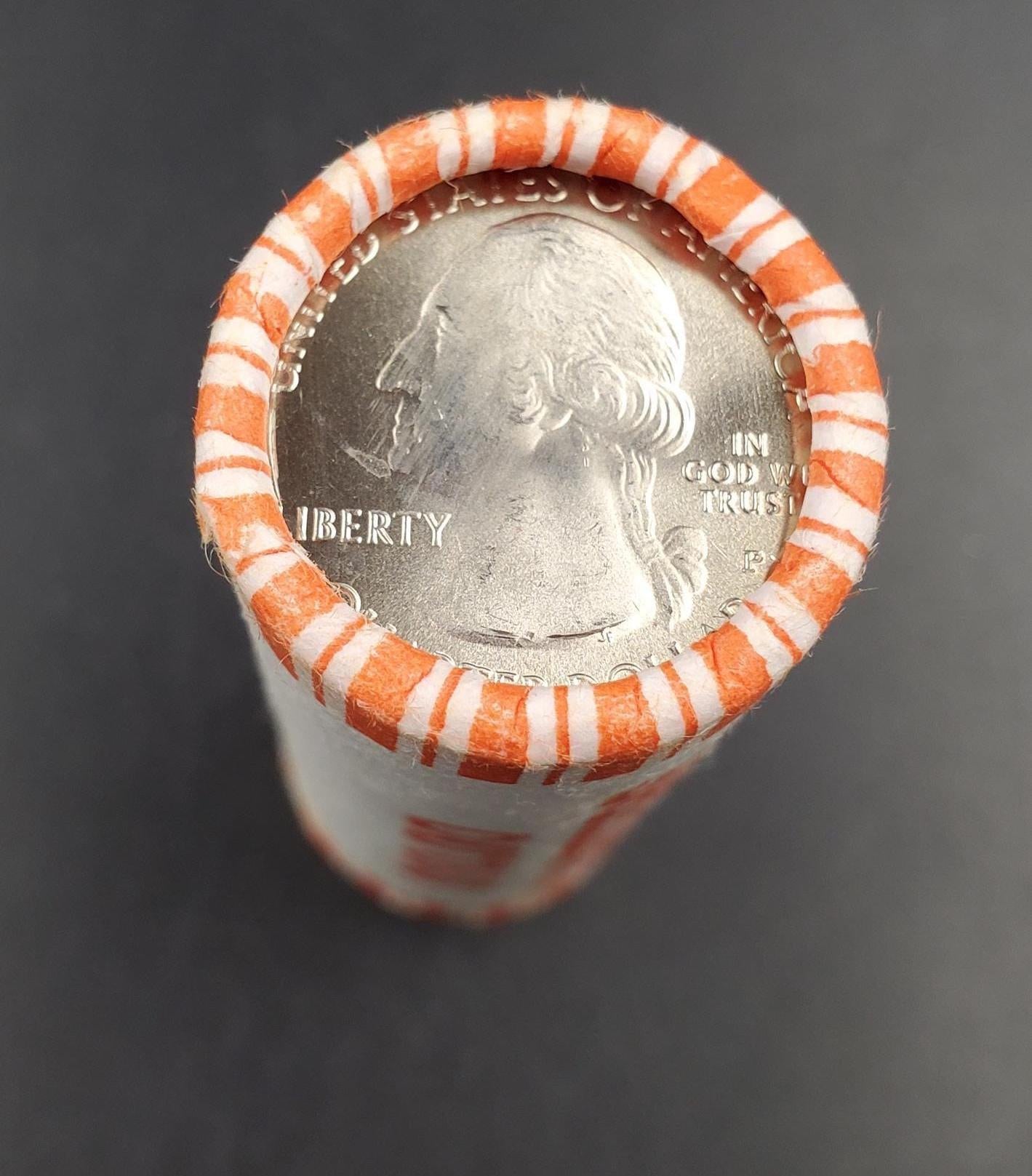1 Unopened Bank Uncirculated Roll 2013 P Great Basin Park (Nevada) " America the Beautiful " Quarters OBW