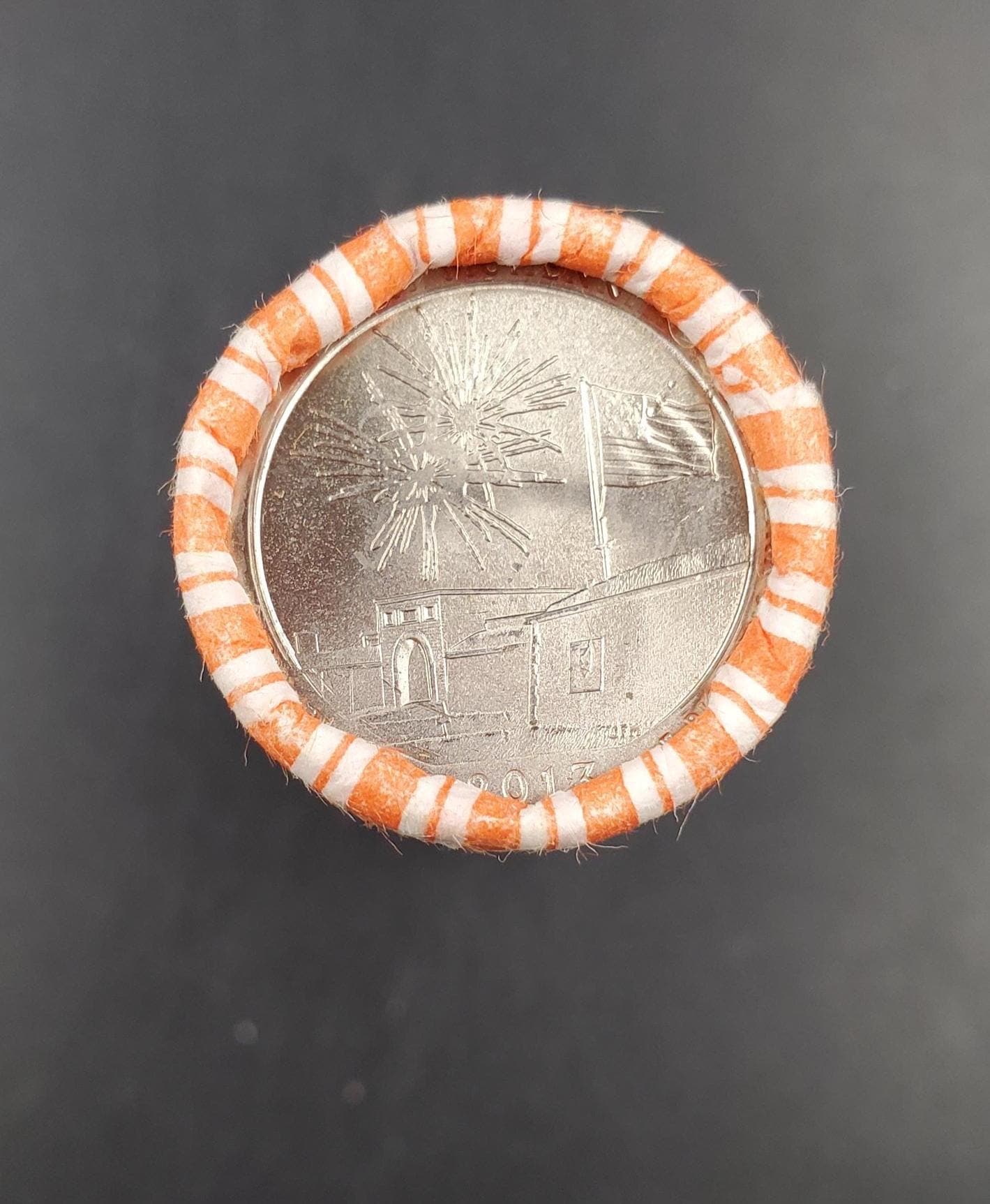 1 Unopened Bank Uncirculated Roll 2013 P Fort Mc Henry (MD) " America the Beautiful " Quarters OBW