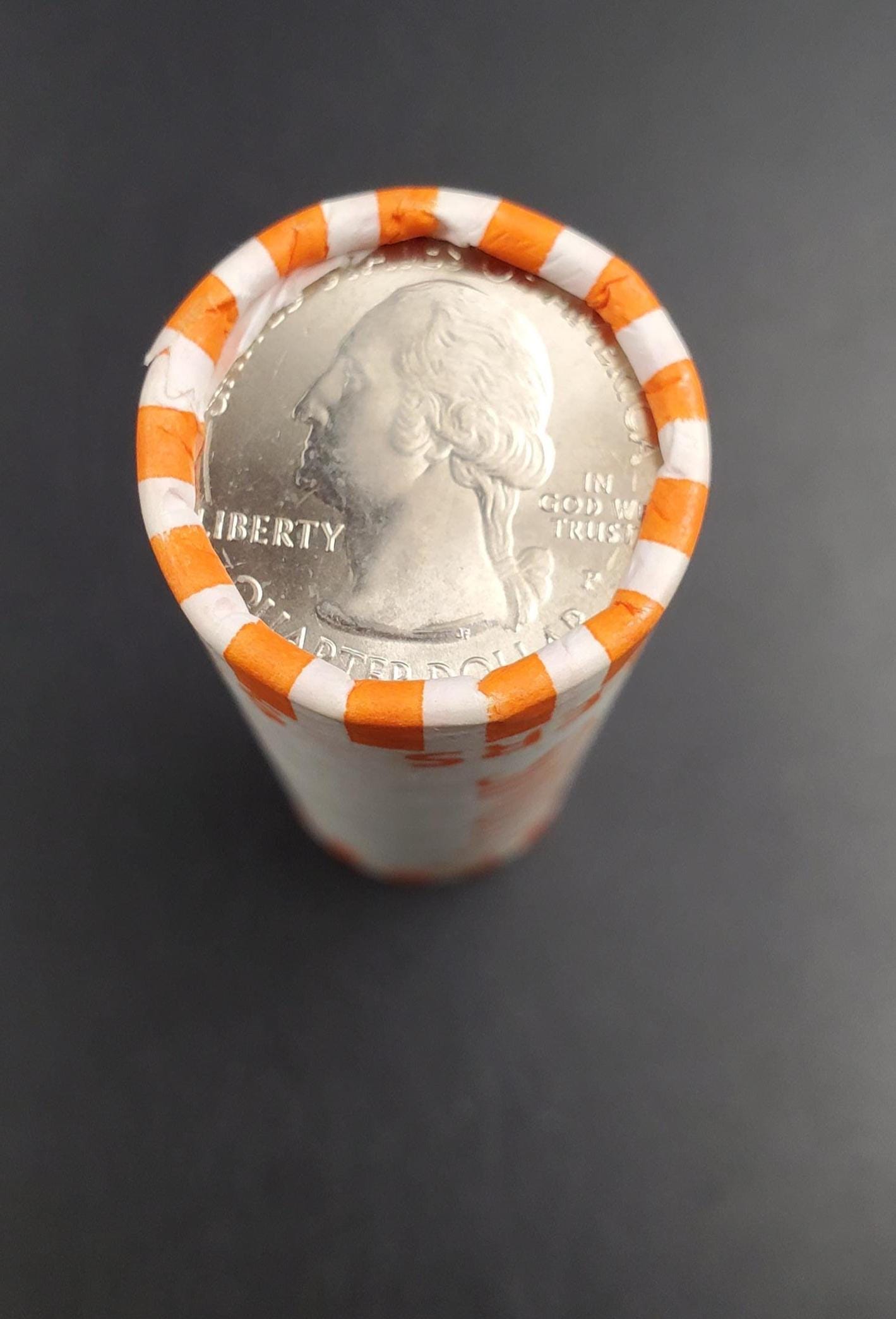 1 Unopened Bank Uncirculated Roll 2015 P Blue Ridge Park (NC) " America the Beautiful " Quarters OBW