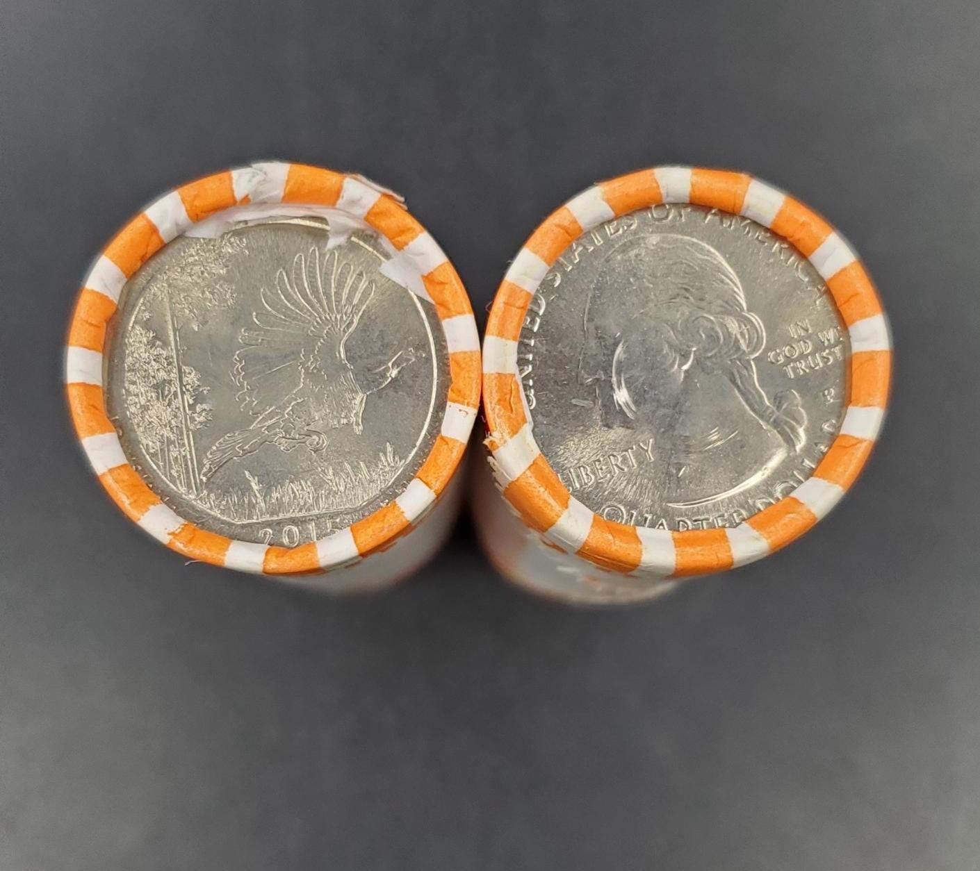 1 Unopened Bank Uncirculated Roll 2015 P Kisatchie Nat. Park (Louisiana) " America the Beautiful " Quarters OBW