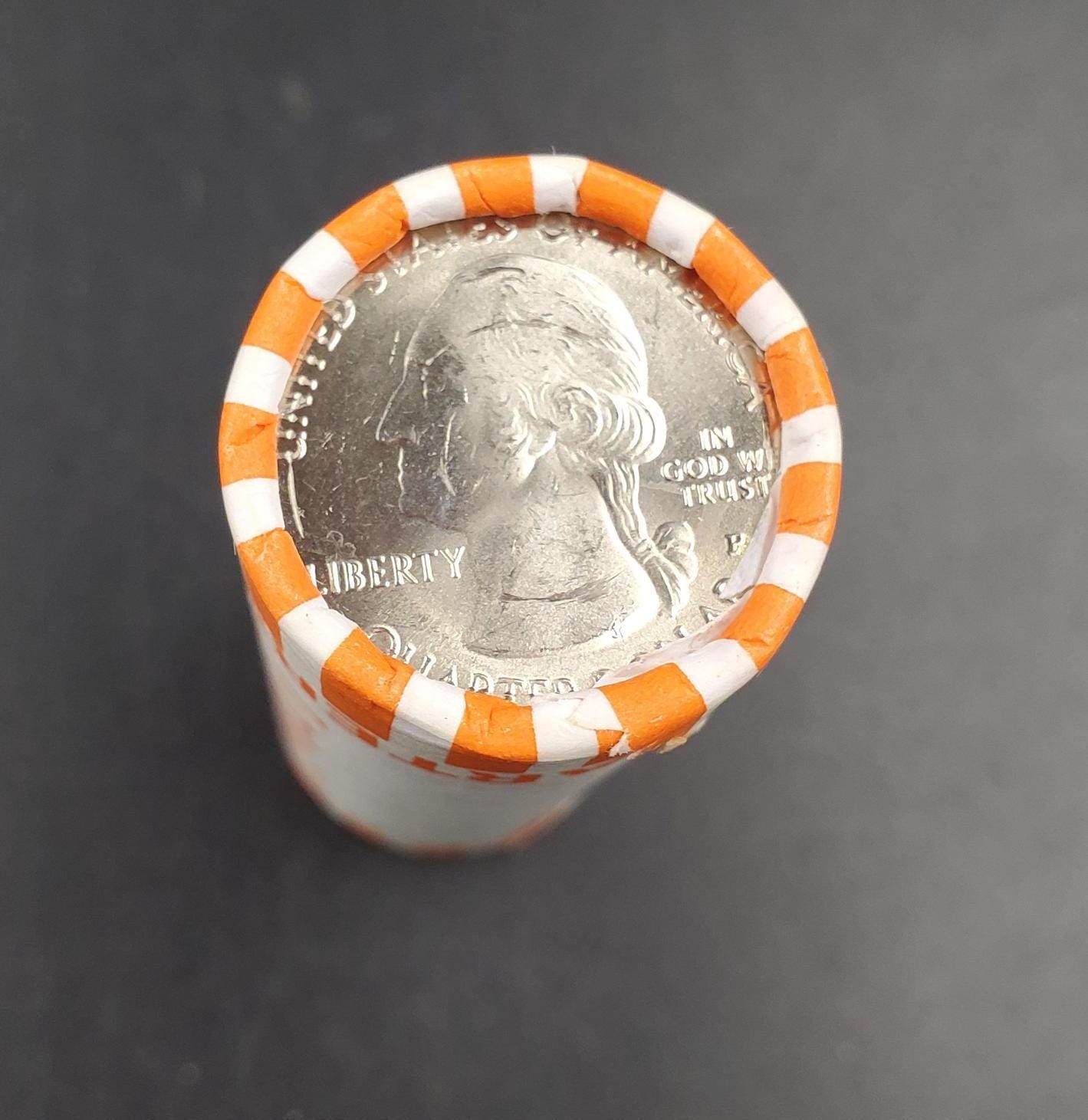 1 Unopened Bank Uncirculated Roll 2015 P Homestead (Nebraska) " America the Beautiful " Quarters OBW