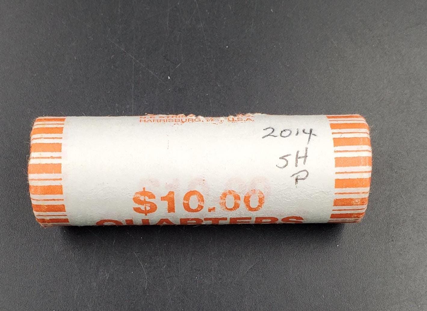 1 Unopened Bank Uncirculated Roll 2014 P Shenandoah (Virginia)" America the Beautiful " Quarters OBW