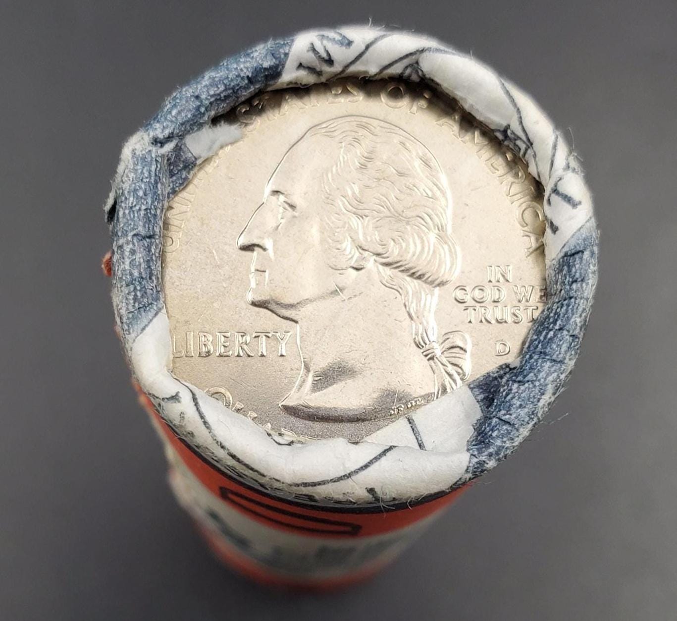 1 Unopened US Mint Uncirculated Roll 2000 D New Hampshire Statehood Quarters OBW 40 coins
